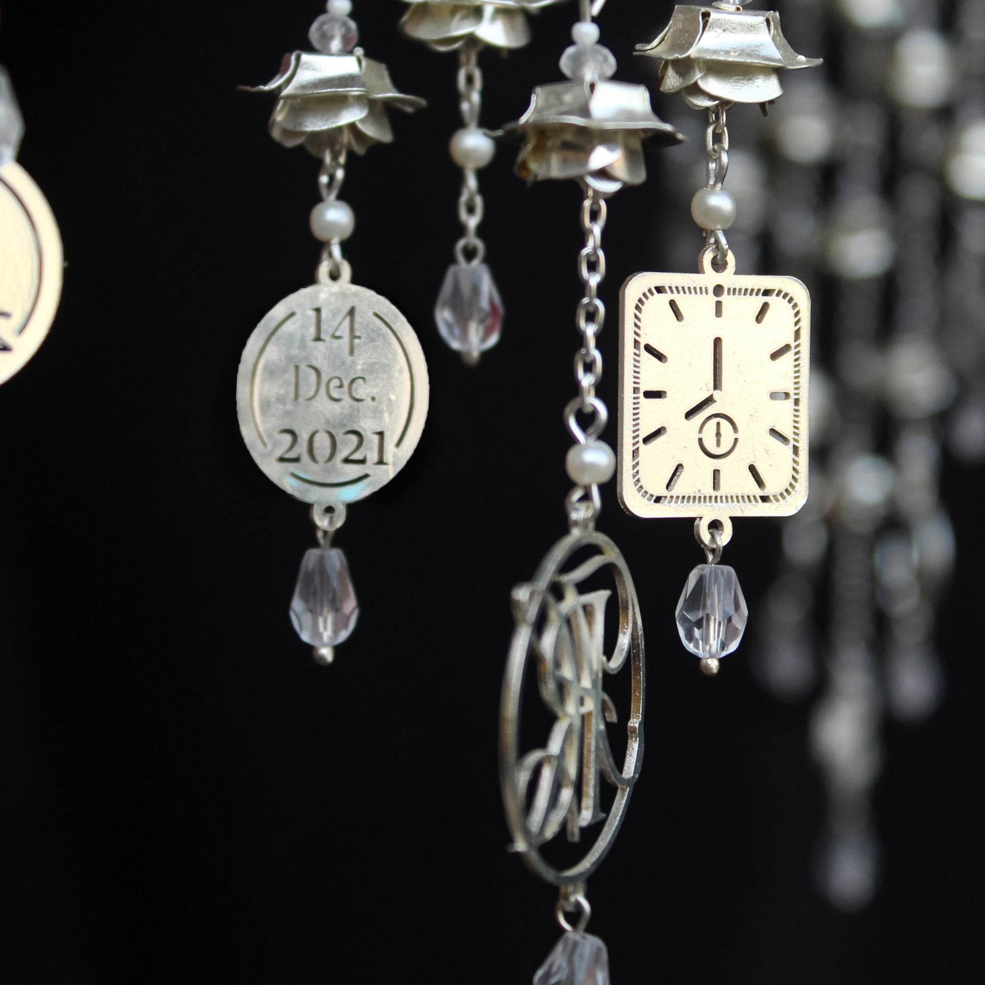 Customised Charms Golden Kaleere Punjabi Wedding Bridal Silver Kalira Personalised Golden Rose Gold Kaleera Traditional Designer Kalire