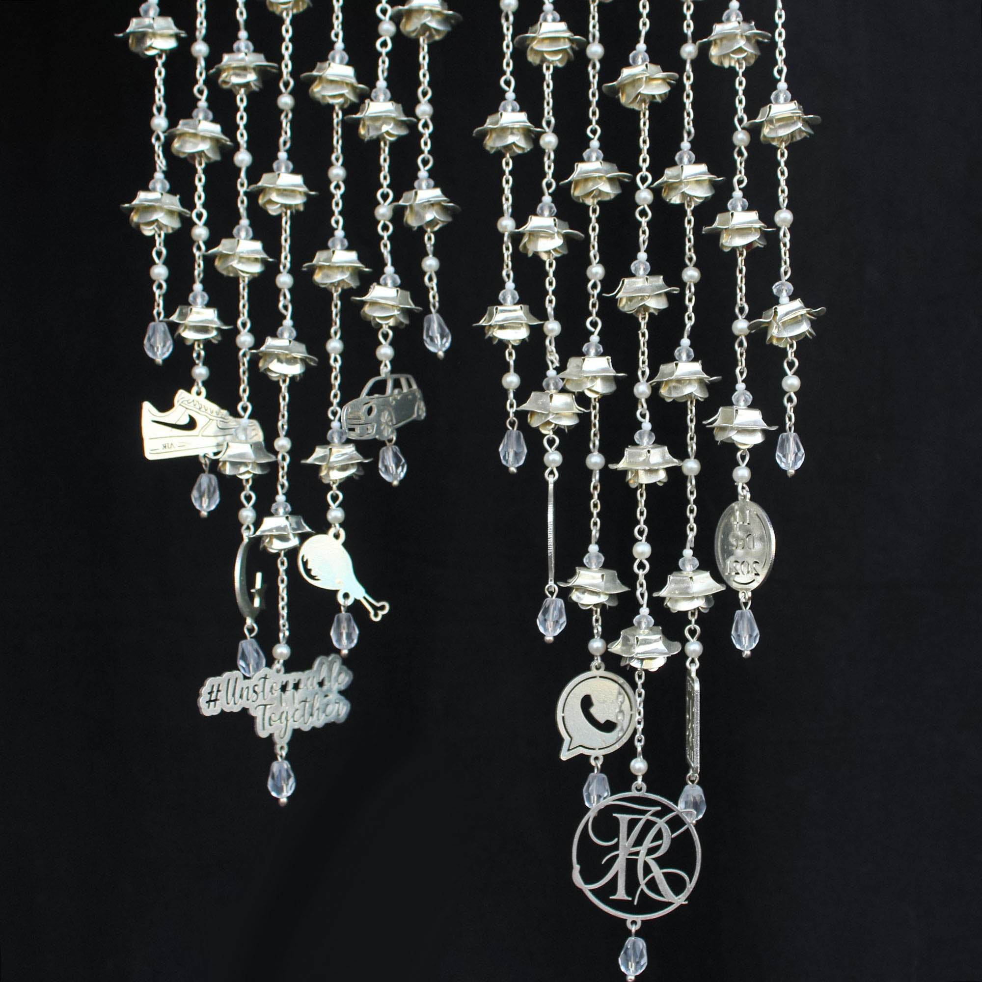 Customised Charms Golden Kaleere Punjabi Wedding Bridal Silver Kalira Personalised Golden Rose Gold Kaleera Traditional Designer Kalire