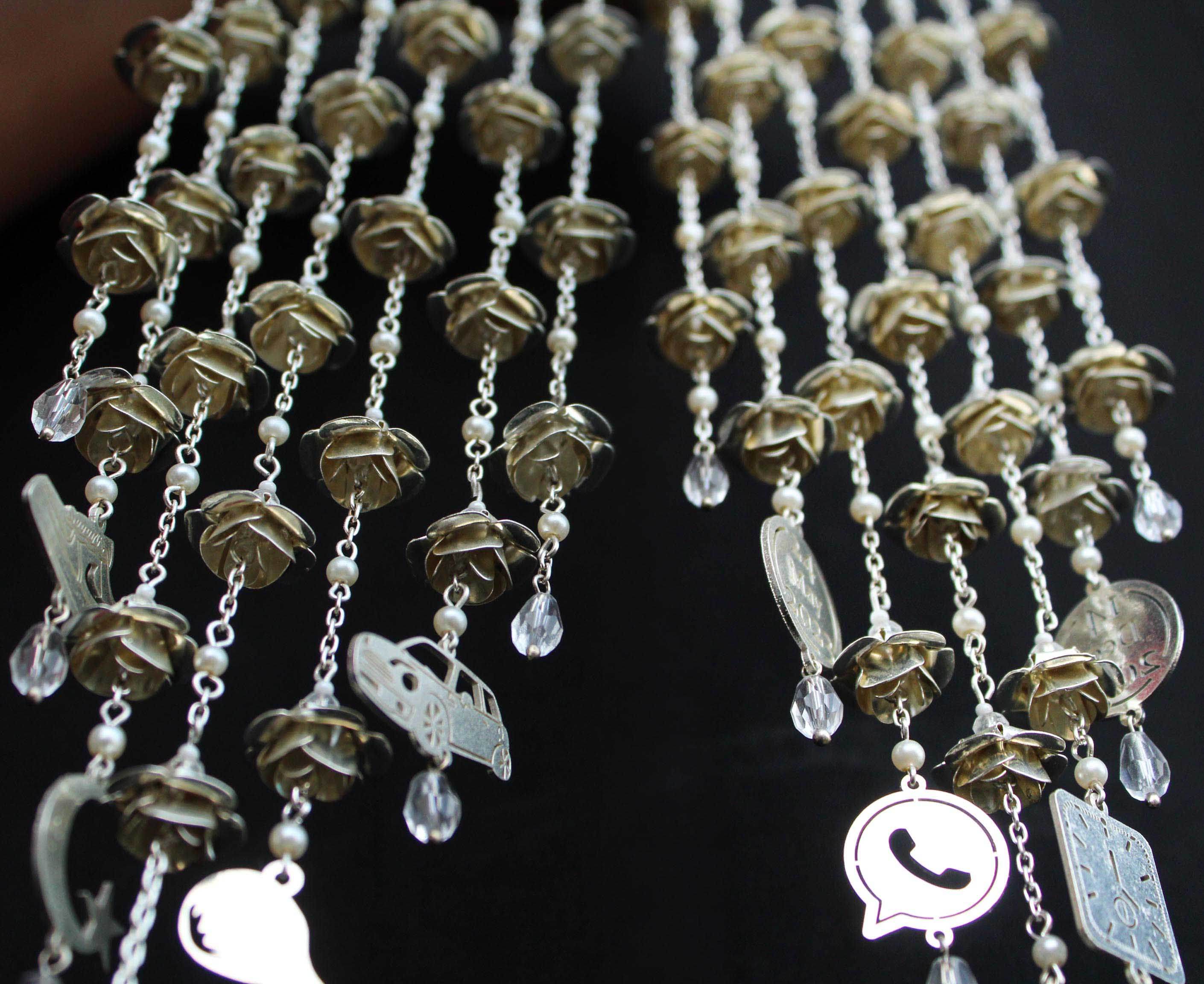 Customised Charms Golden Kaleere Punjabi Wedding Bridal Silver Kalira Personalised Golden Rose Gold Kaleera Traditional Designer Kalire