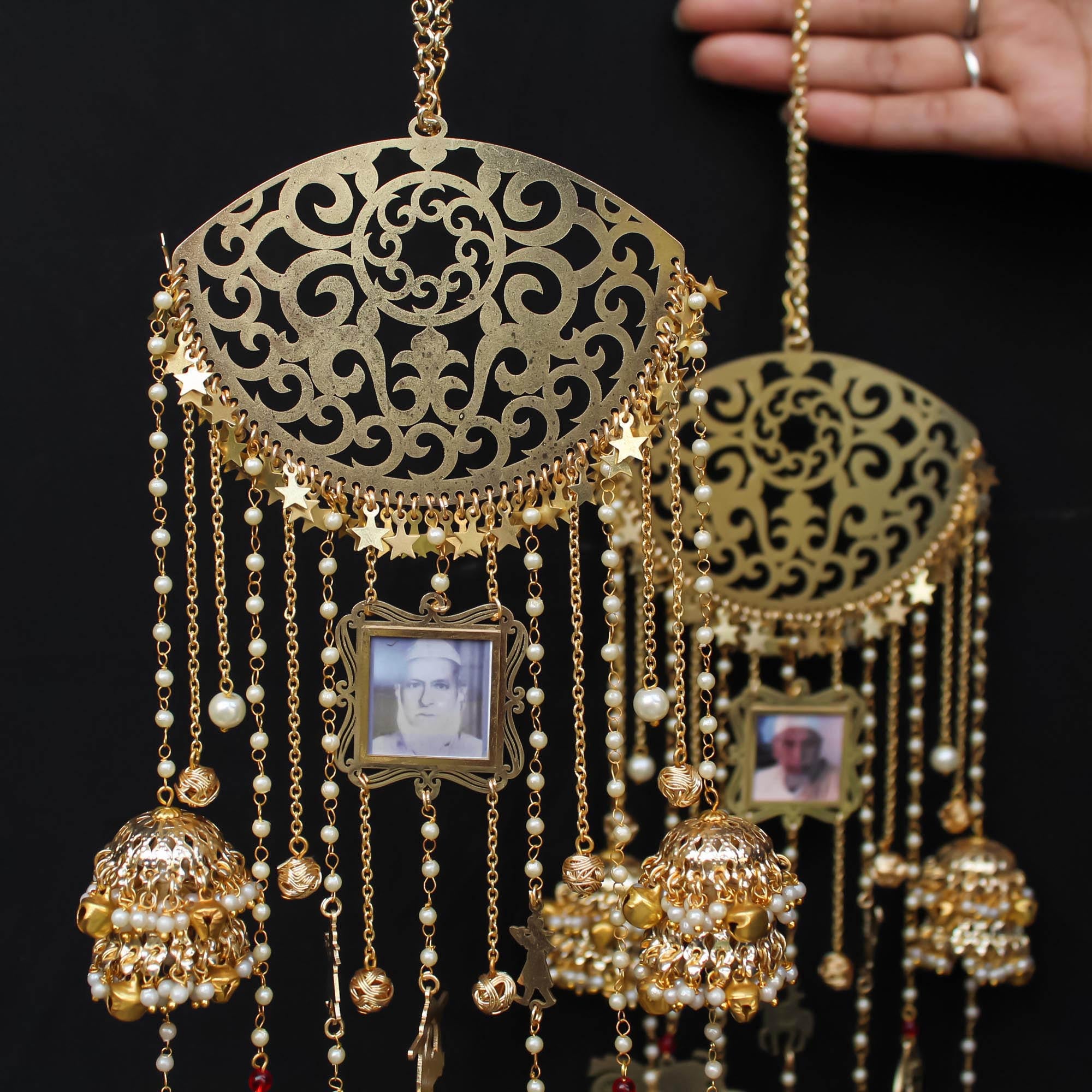 Heritage Half-Moon Customisable Kaleere - Set Of 2 Pieces