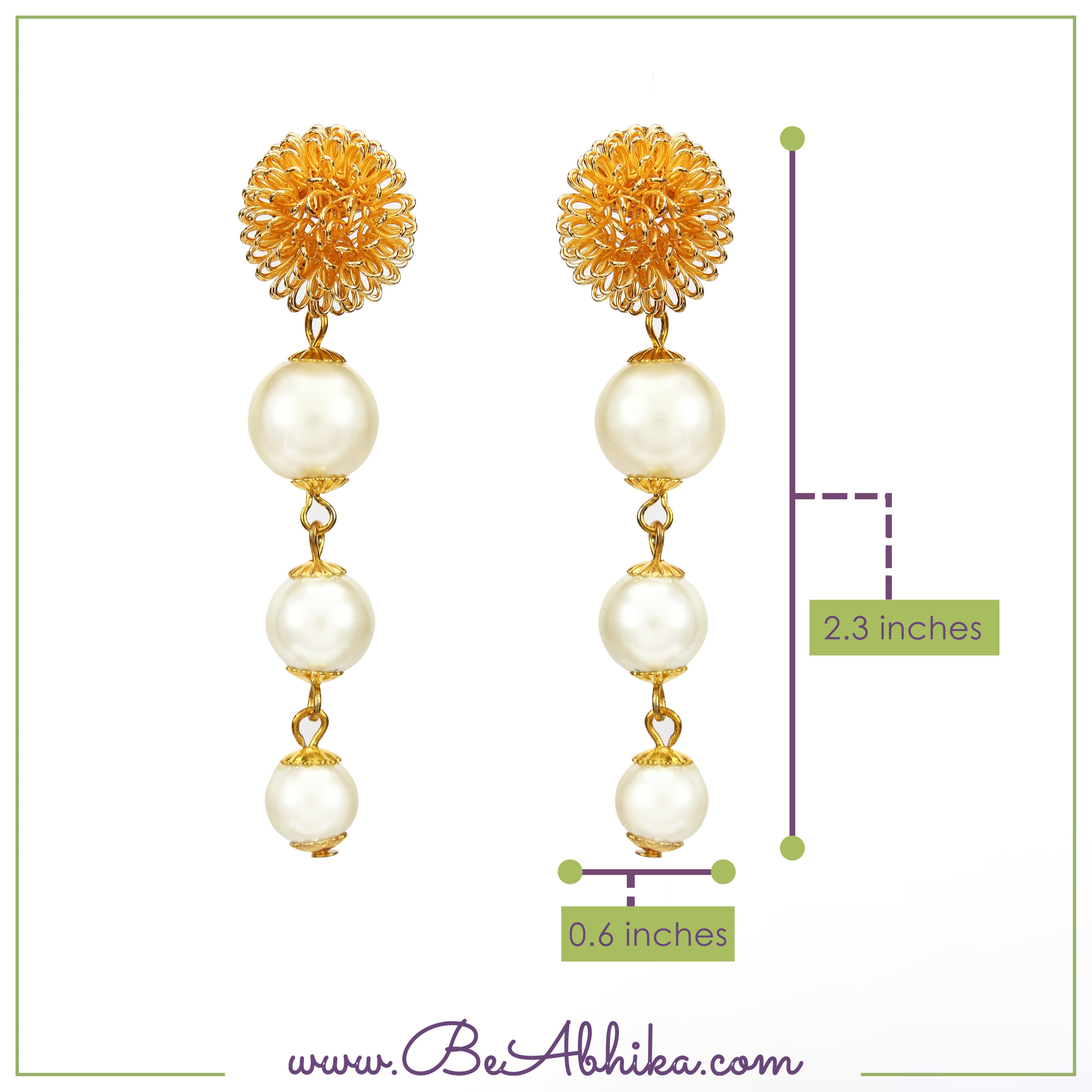 The Golden Porcupine Earrings