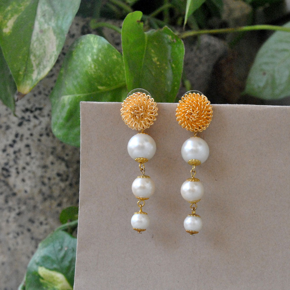 The Golden Porcupine Earrings