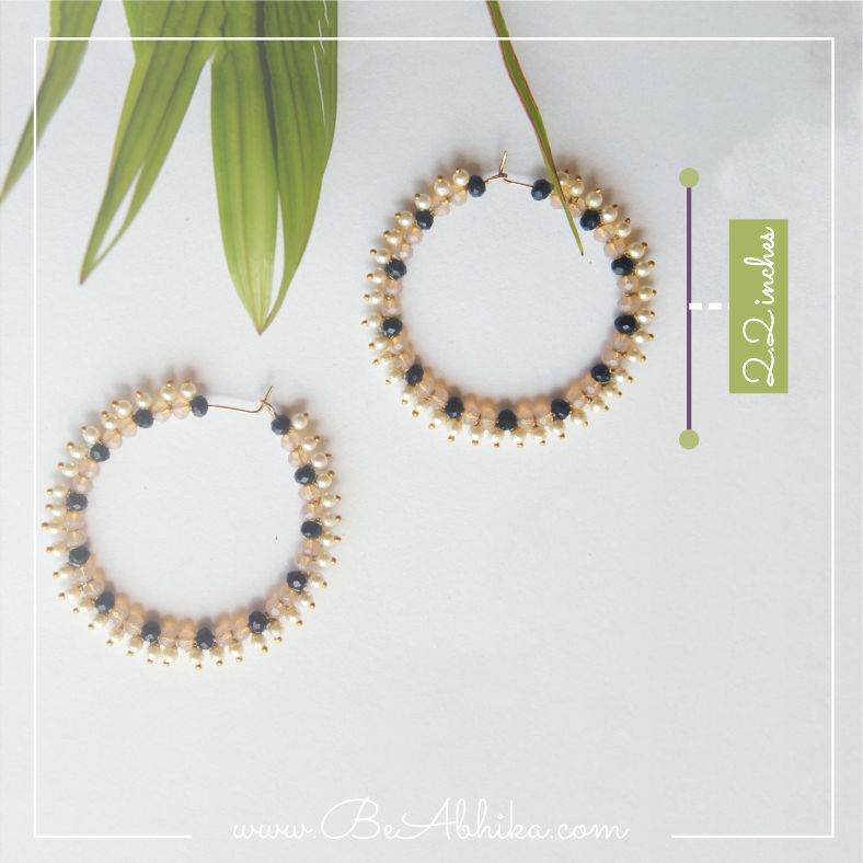 Traditional Kundan earrings in gold-tone, perfect for weddings and festive wear