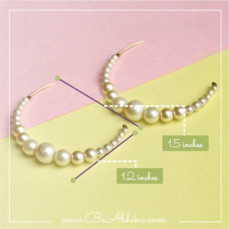 Traditional Kundan earrings in gold-tone, perfect for weddings and festive wear