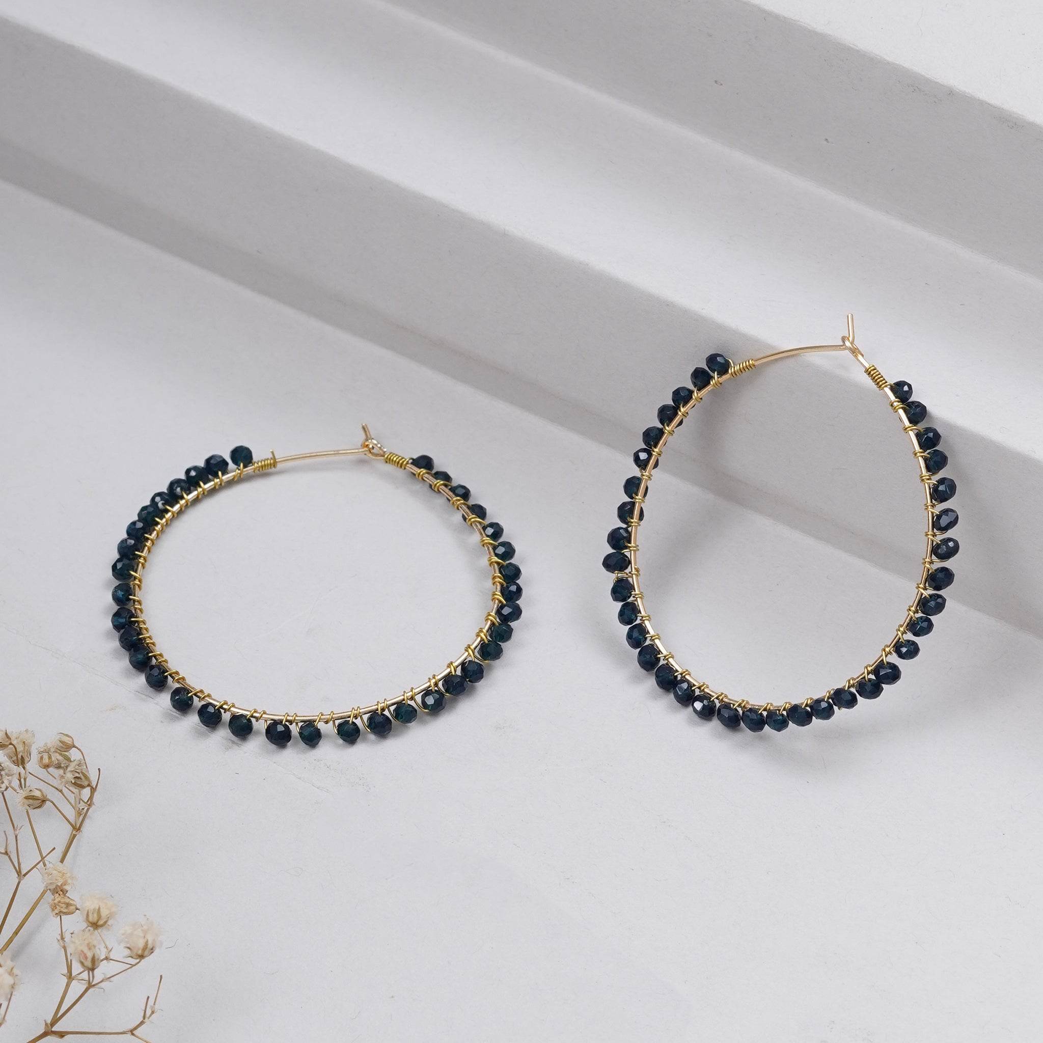 Traditional Kundan earrings in gold-tone, perfect for weddings and festive wear