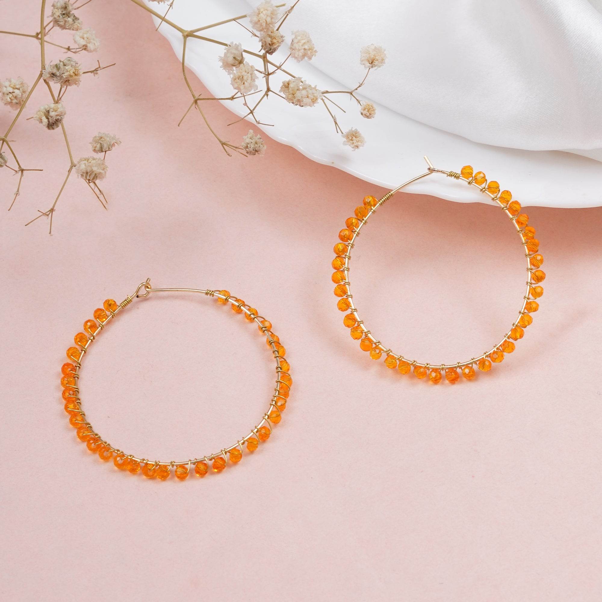 Traditional Kundan earrings in gold-tone, perfect for weddings and festive wear