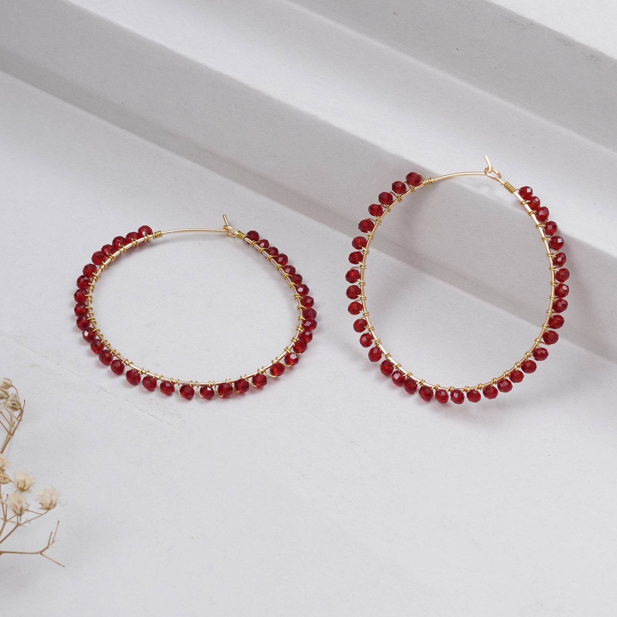Traditional Kundan earrings in gold-tone, perfect for weddings and festive wear