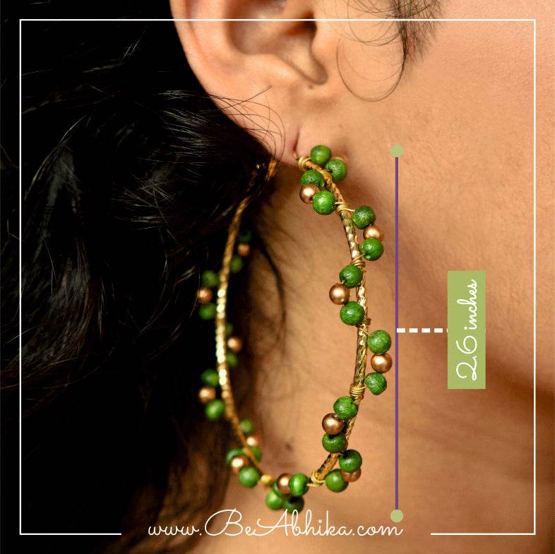 Traditional Kundan earrings in gold-tone, perfect for weddings and festive wear