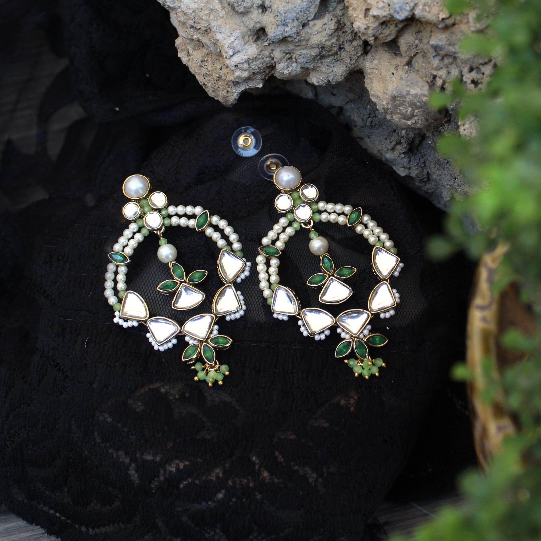 Geometric Aesthetic Earrings - Main Image