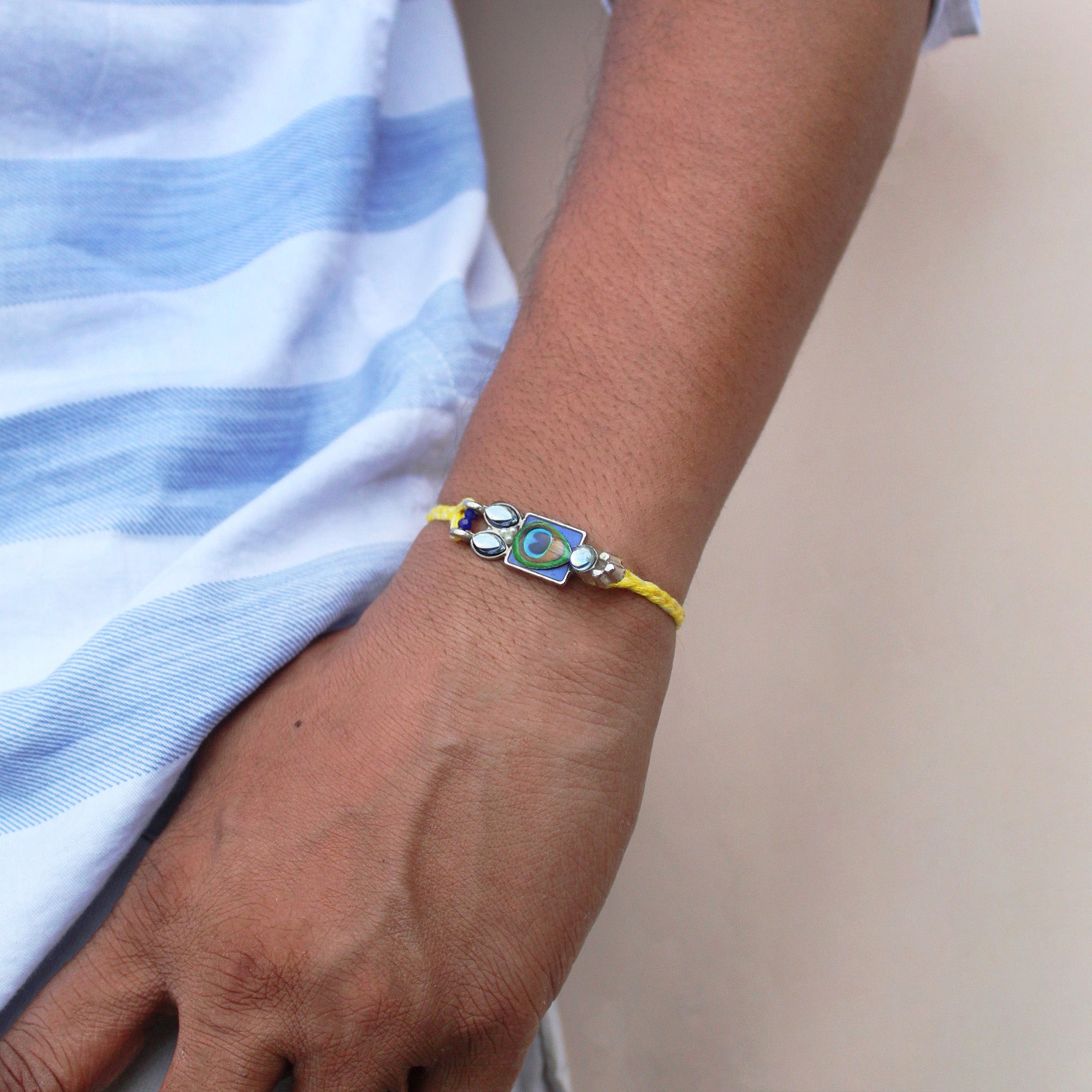 Mor Pankh Vivid Vintage Rakhi