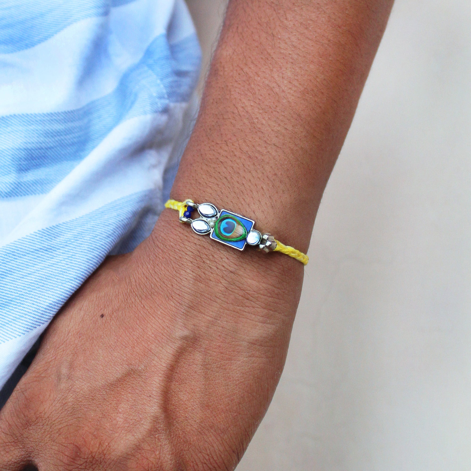 Mor Pankh Vivid Vintage Rakhi