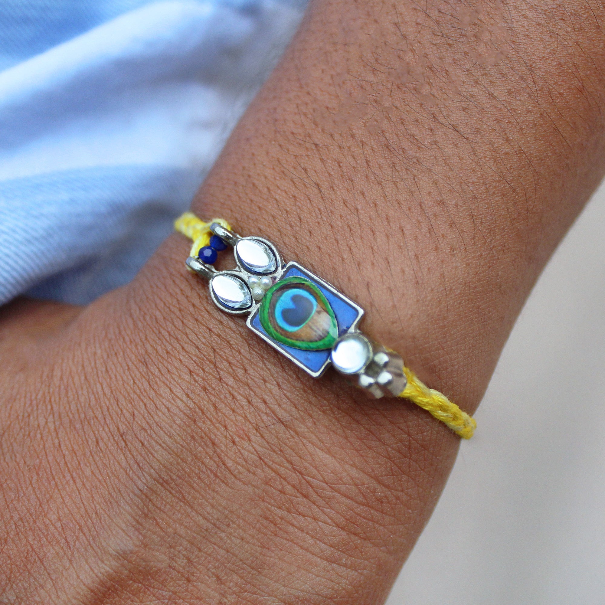 Mor Pankh Vivid Vintage Rakhi
