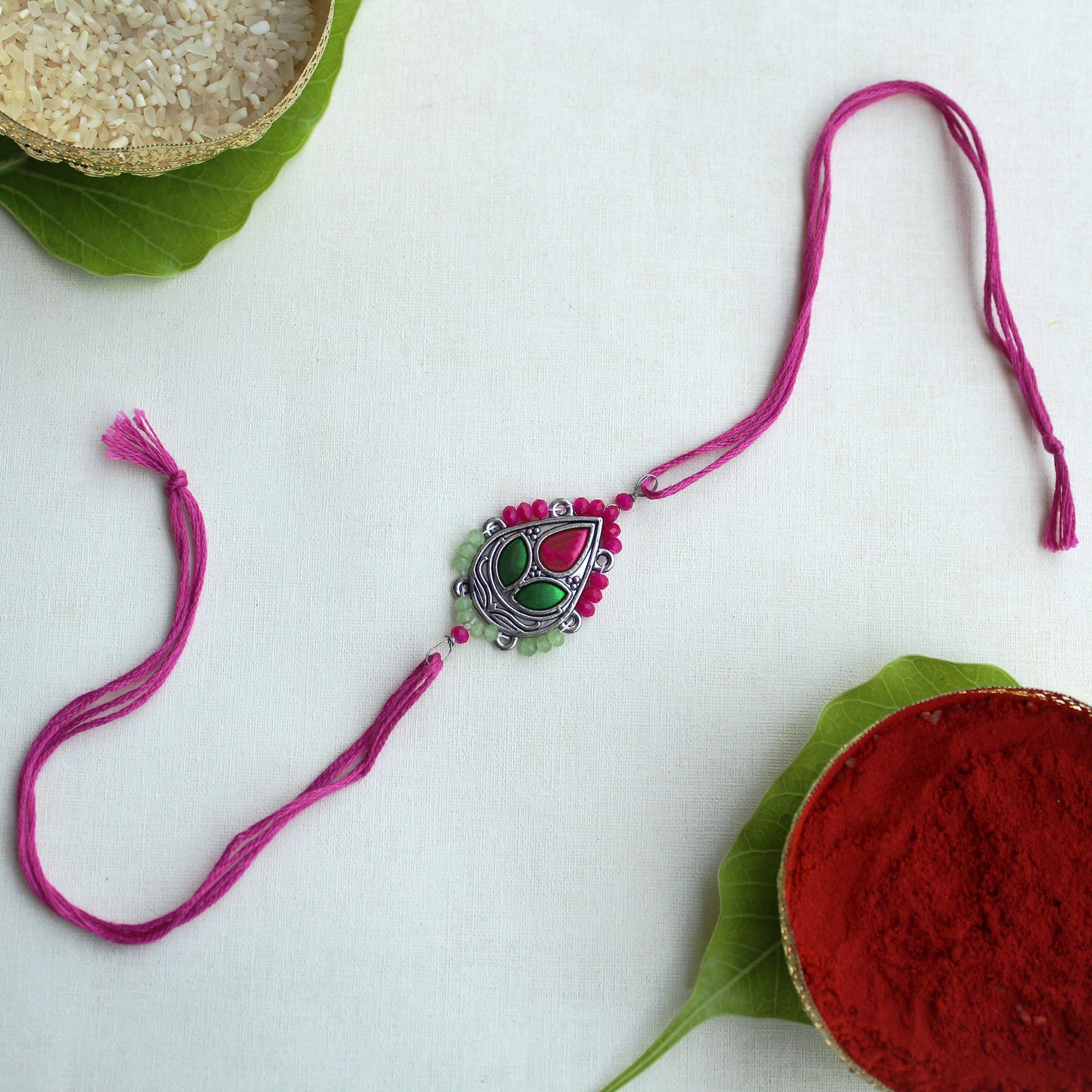 Regal Blossom Vivid Vintage Rakhi