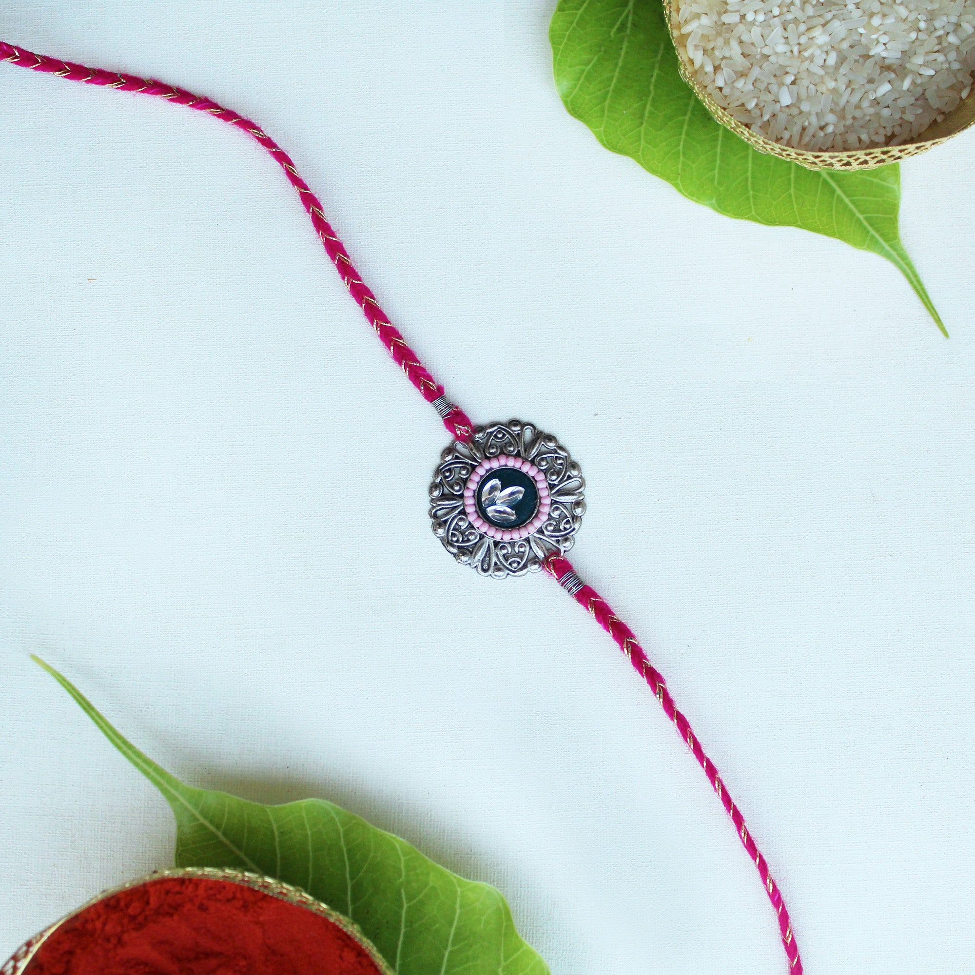 Eternal Blessings Vivid Vintage Rakhi Lumba Set