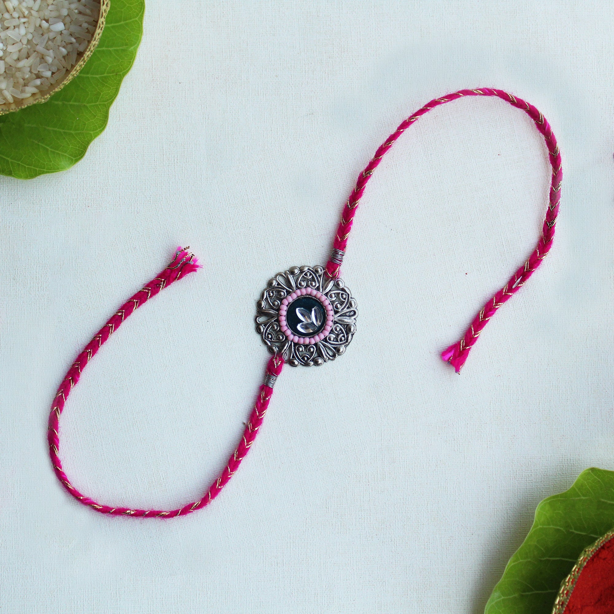 Eternal Blessings Vivid Vintage Rakhi Lumba Set