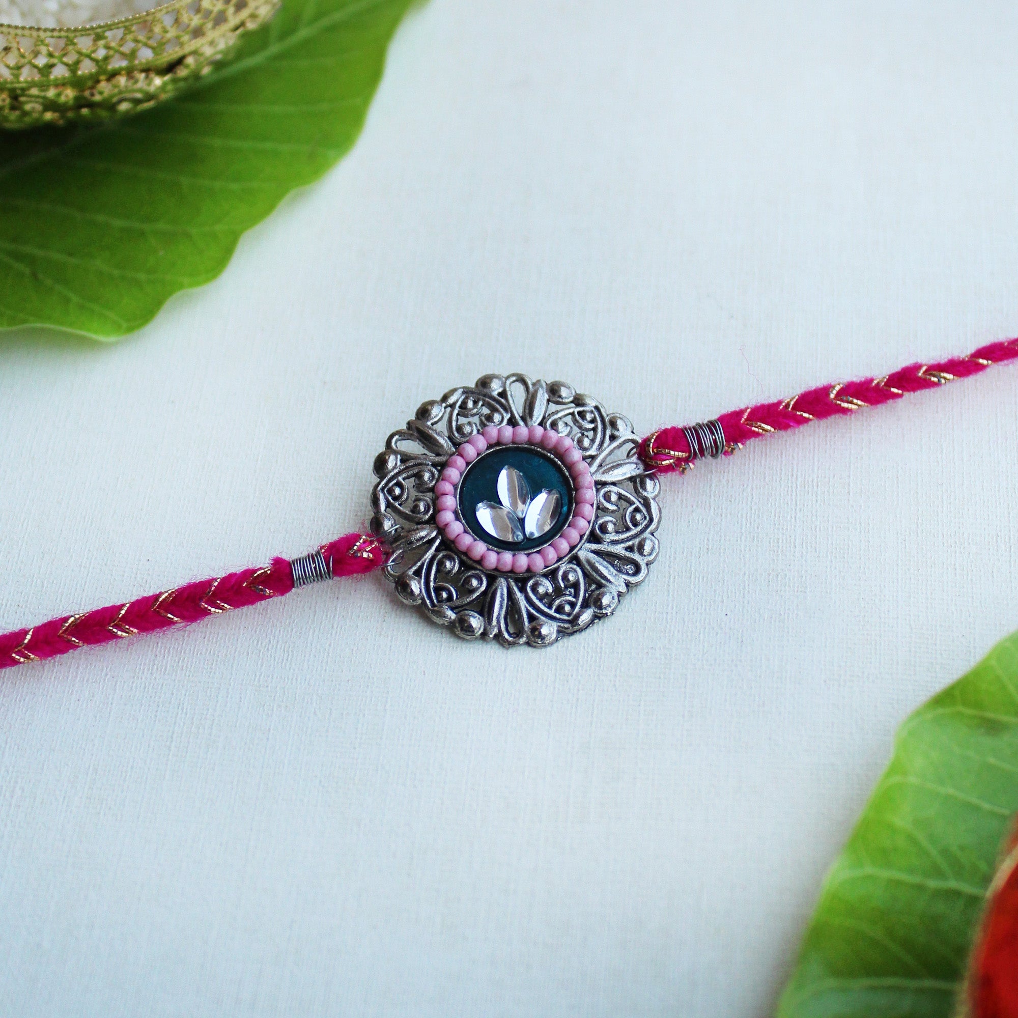 Eternal Blessings Vivid Vintage Rakhi Lumba Set