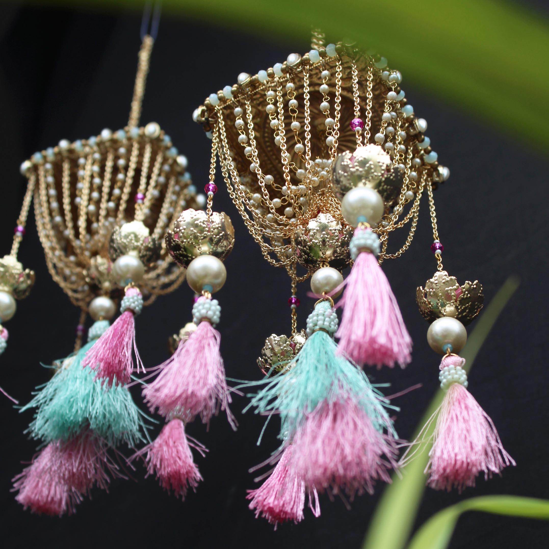 Customised Charms Golden Kaleere Punjabi Wedding Bridal Silver Kalira Personalised Golden Rose Gold Kaleera Traditional Designer Kalire