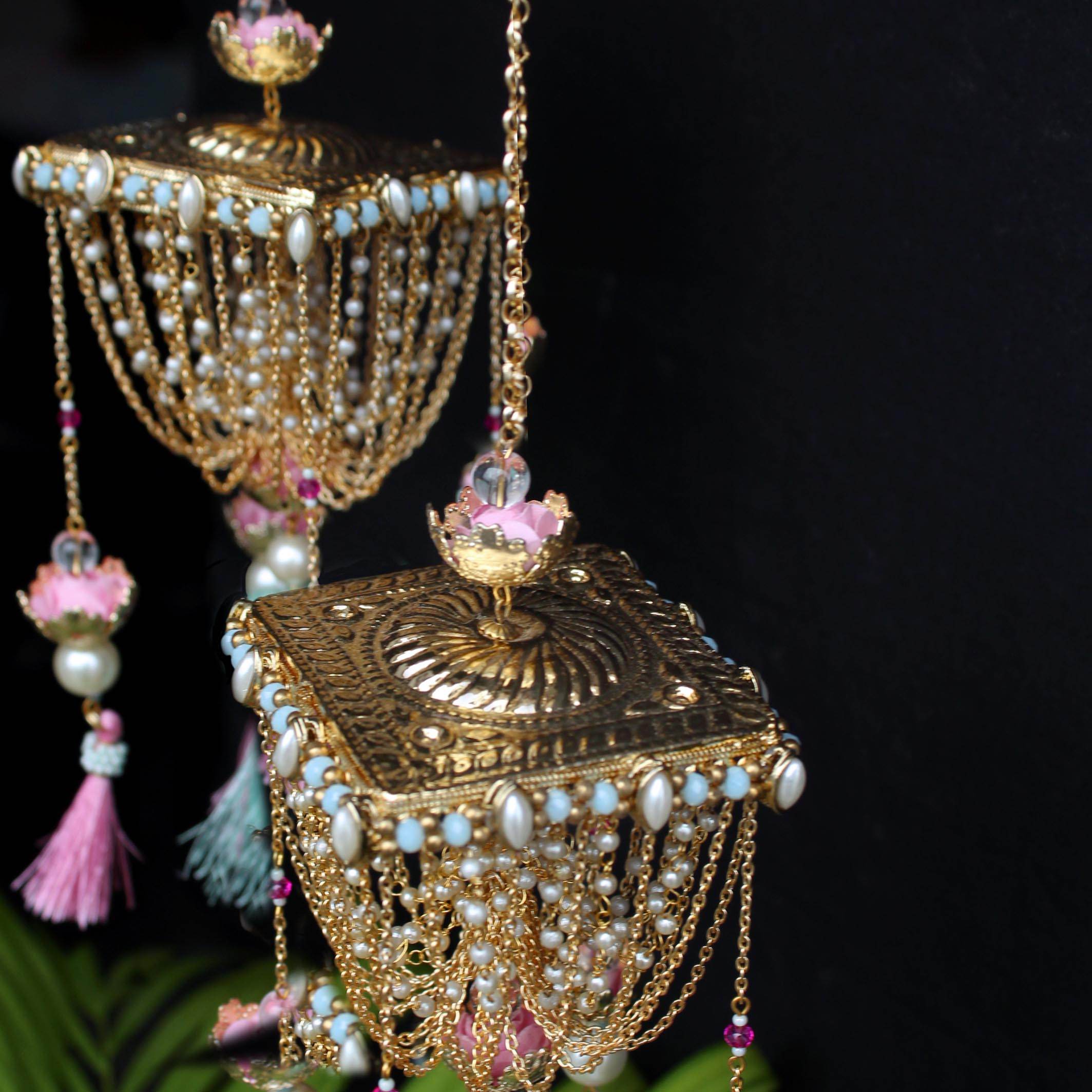 Customised Charms Golden Kaleere Punjabi Wedding Bridal Silver Kalira Personalised Golden Rose Gold Kaleera Traditional Designer Kalire