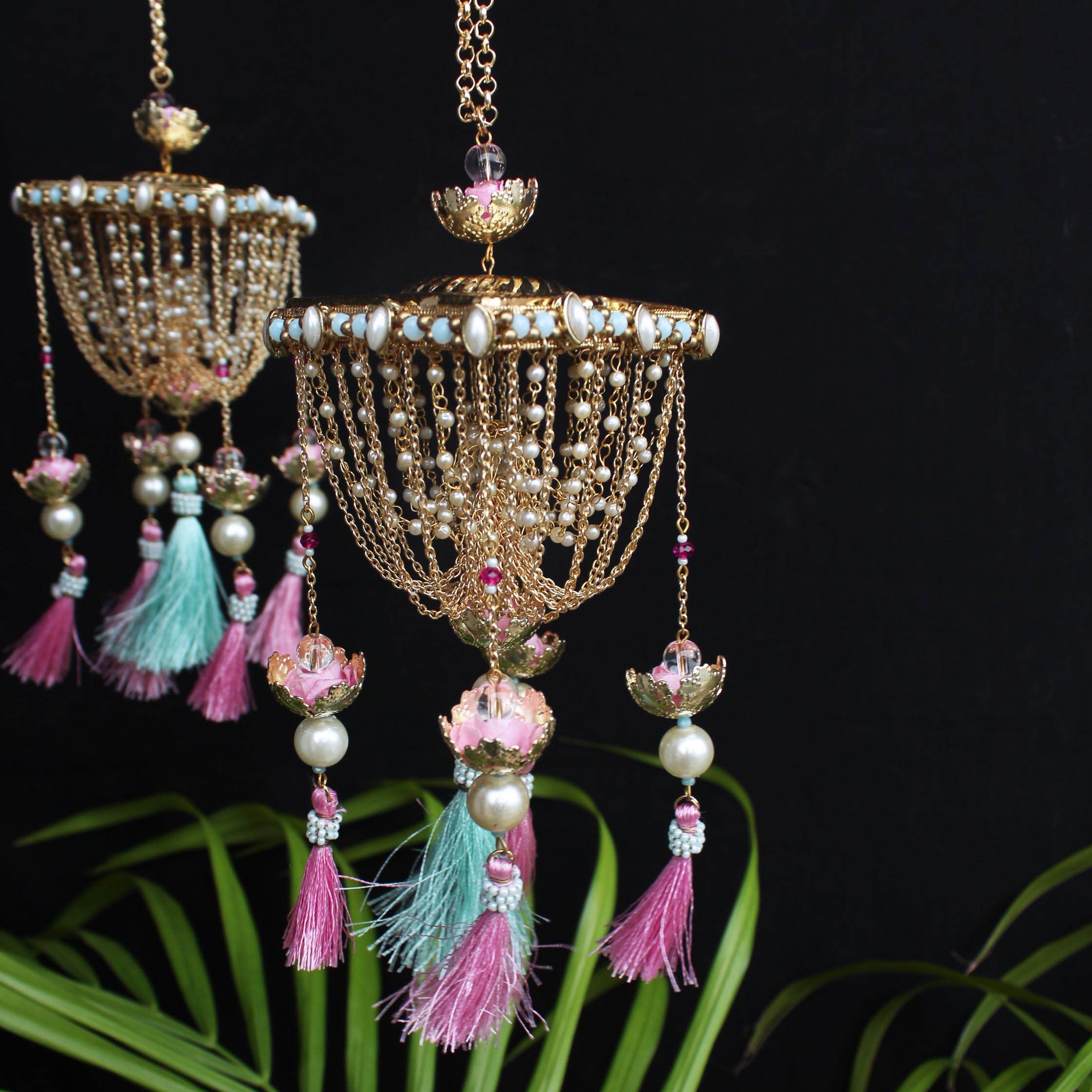Customised Charms Golden Kaleere Punjabi Wedding Bridal Silver Kalira Personalised Golden Rose Gold Kaleera Traditional Designer Kalire