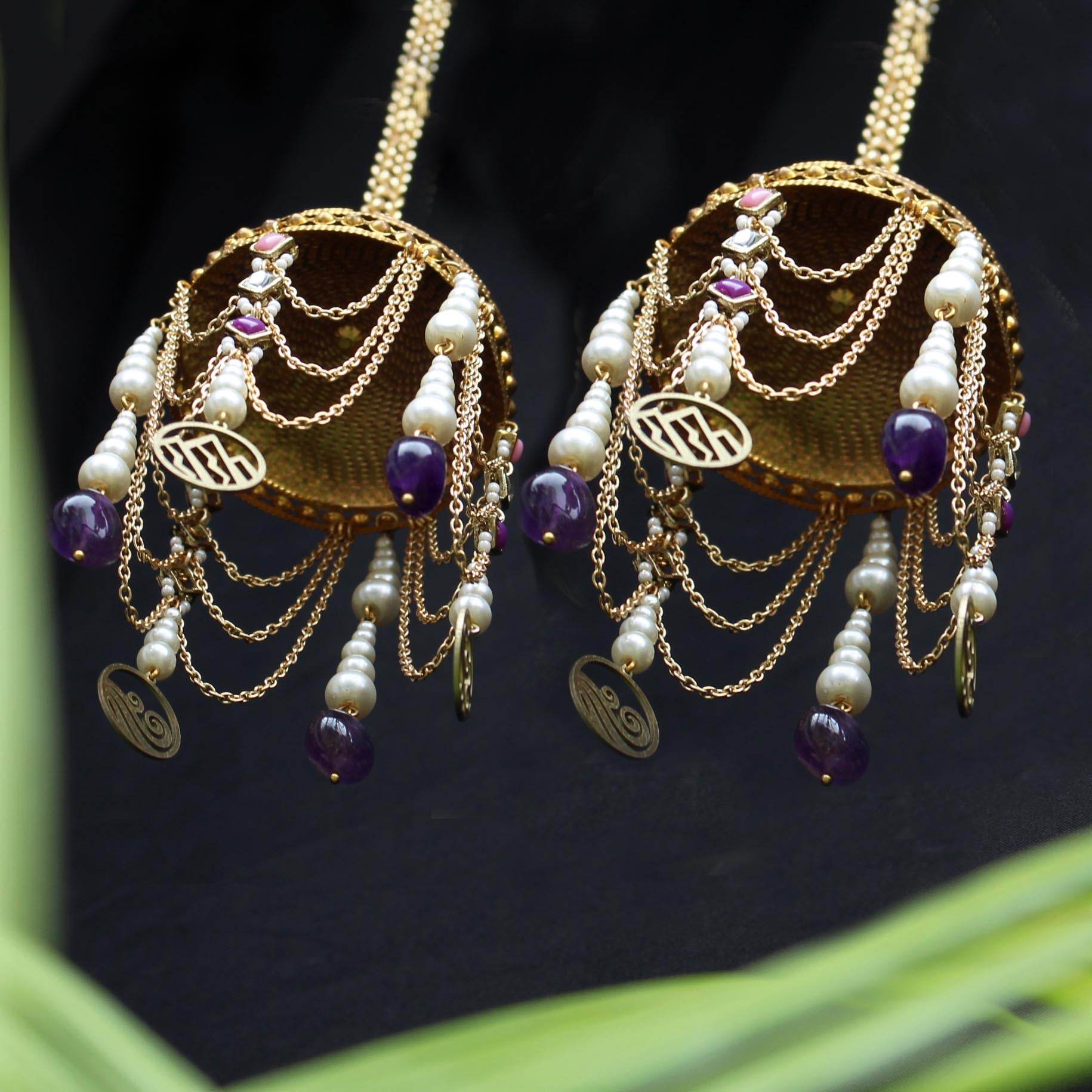 Customised Charms Golden Kaleere Punjabi Wedding Bridal Silver Kalira Personalised Golden Rose Gold Kaleera Traditional Designer Kalire
