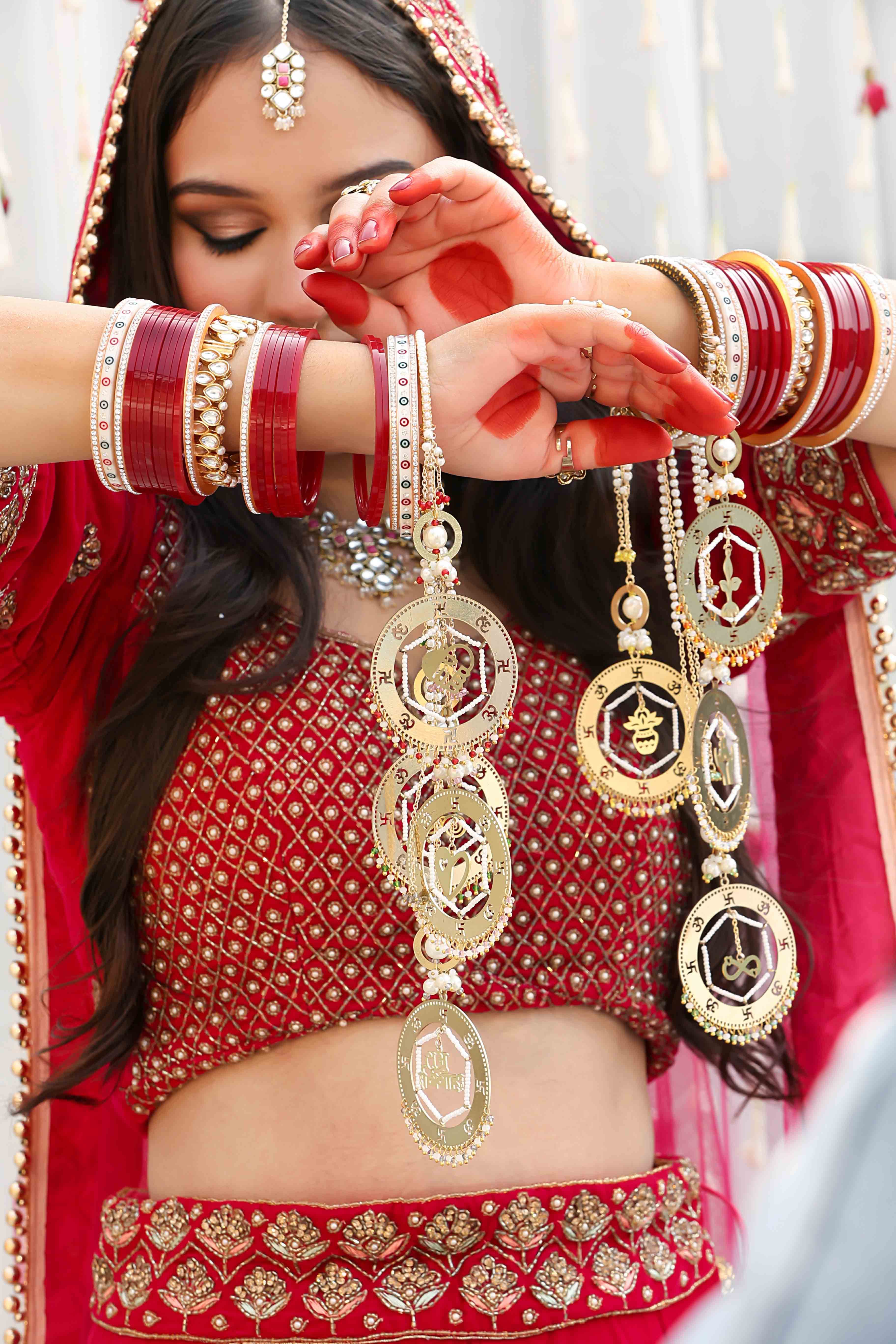 Customised Charms Golden Kaleere Punjabi Wedding Bridal Silver Kalira Personalised Golden Rose Gold Kaleera Traditional Designer Kalire