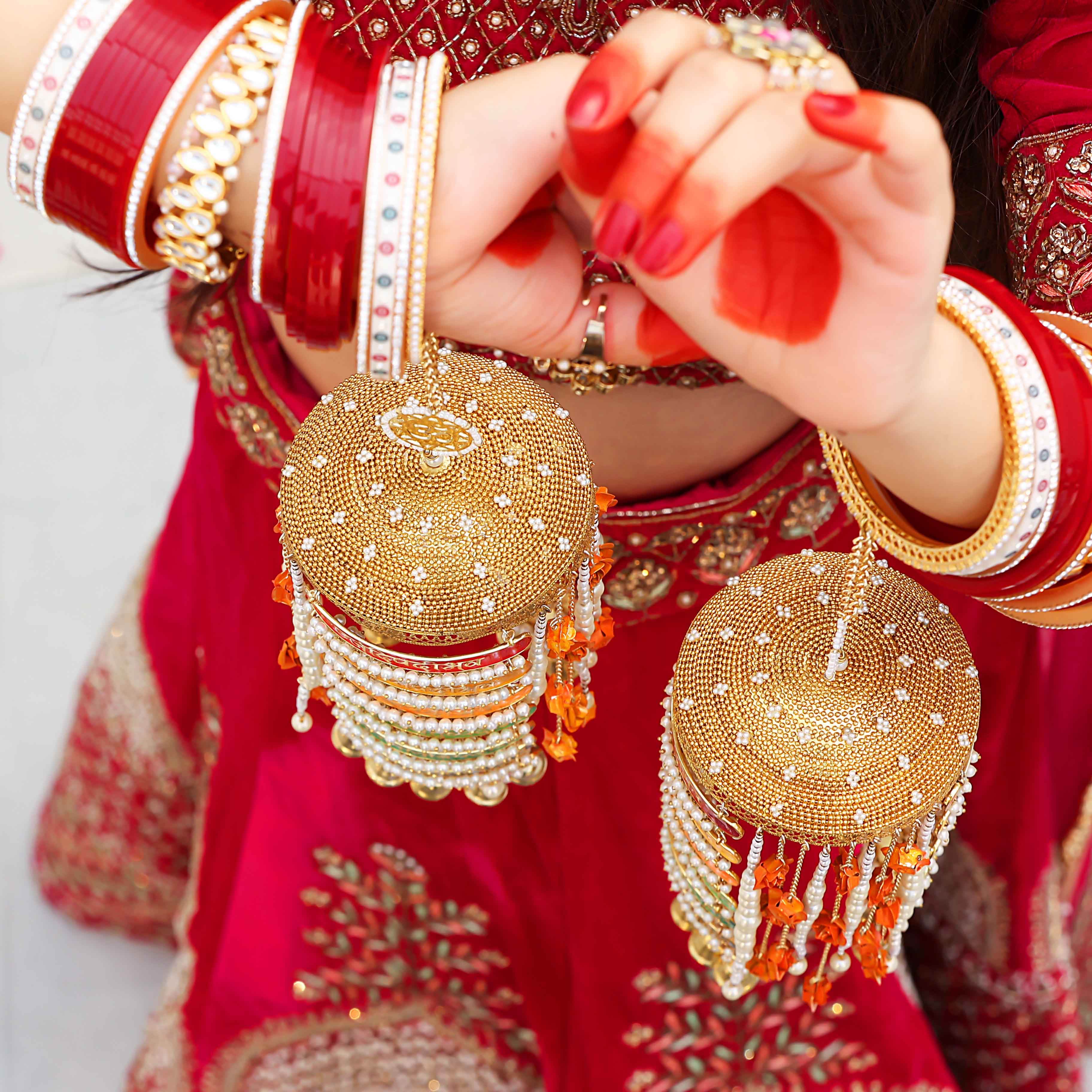 Customised Charms Golden Kaleere Punjabi Wedding Bridal Silver Kalira Personalised Golden Rose Gold Kaleera Traditional Designer Kalire