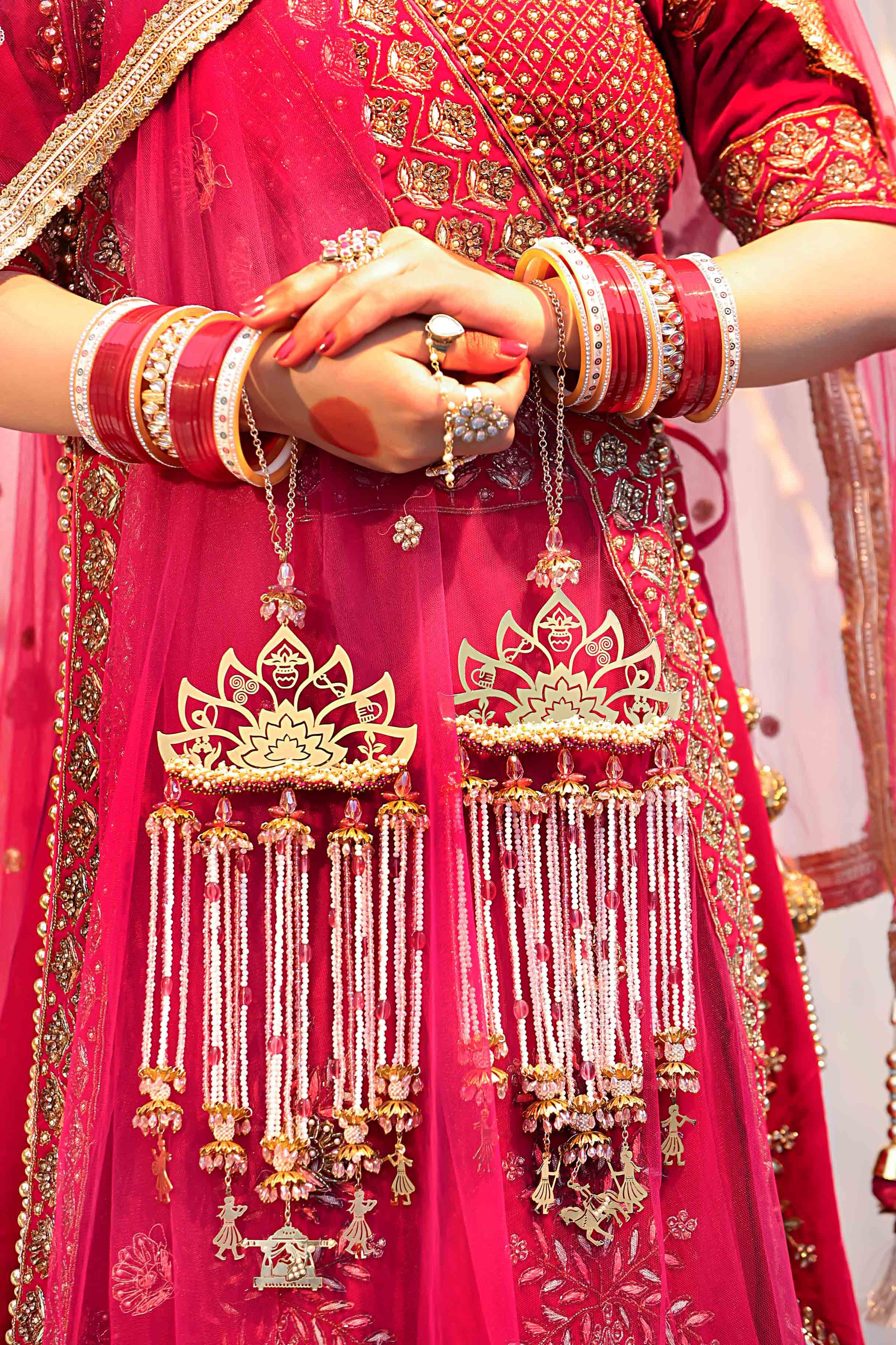 Customised Charms Golden Kaleere Punjabi Wedding Bridal Silver Kalira Personalised Golden Rose Gold Kaleera Traditional Designer Kalire