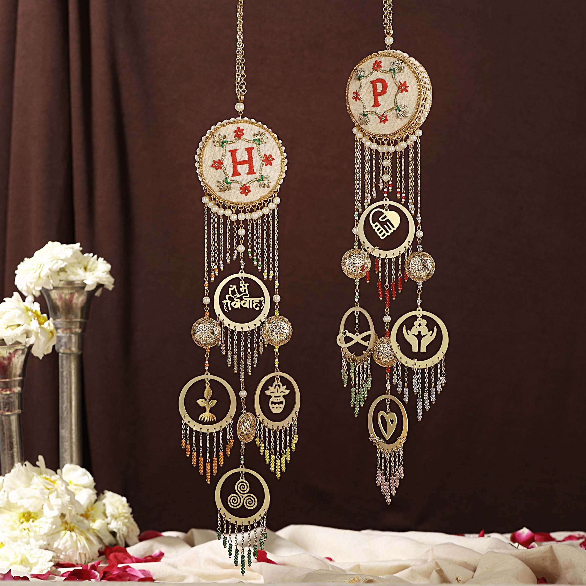Customised Charms Golden Kaleere Punjabi Wedding Bridal Silver Kalira Personalised Golden Rose Gold Kaleera Traditional Designer Kalire