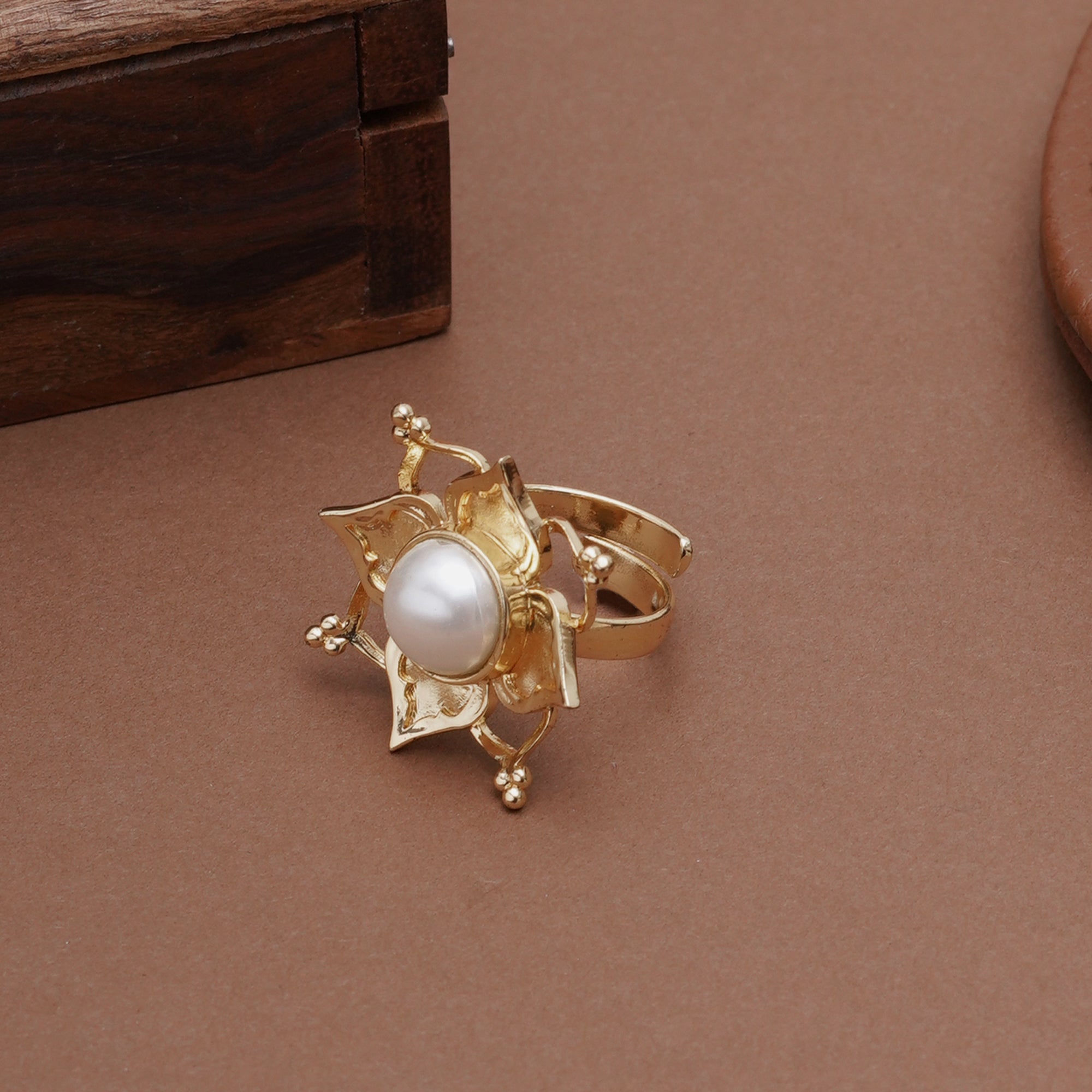 Pearl Rosette Ring