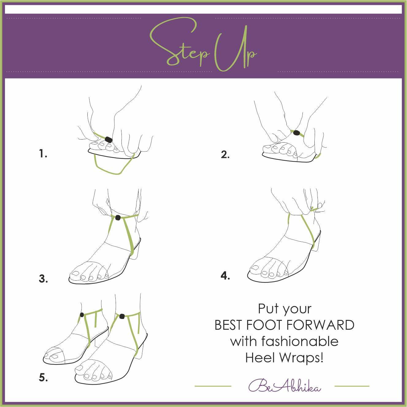 Colorful Golden Cascade Heel Harness - Set Of 2 - BeAbhika.com