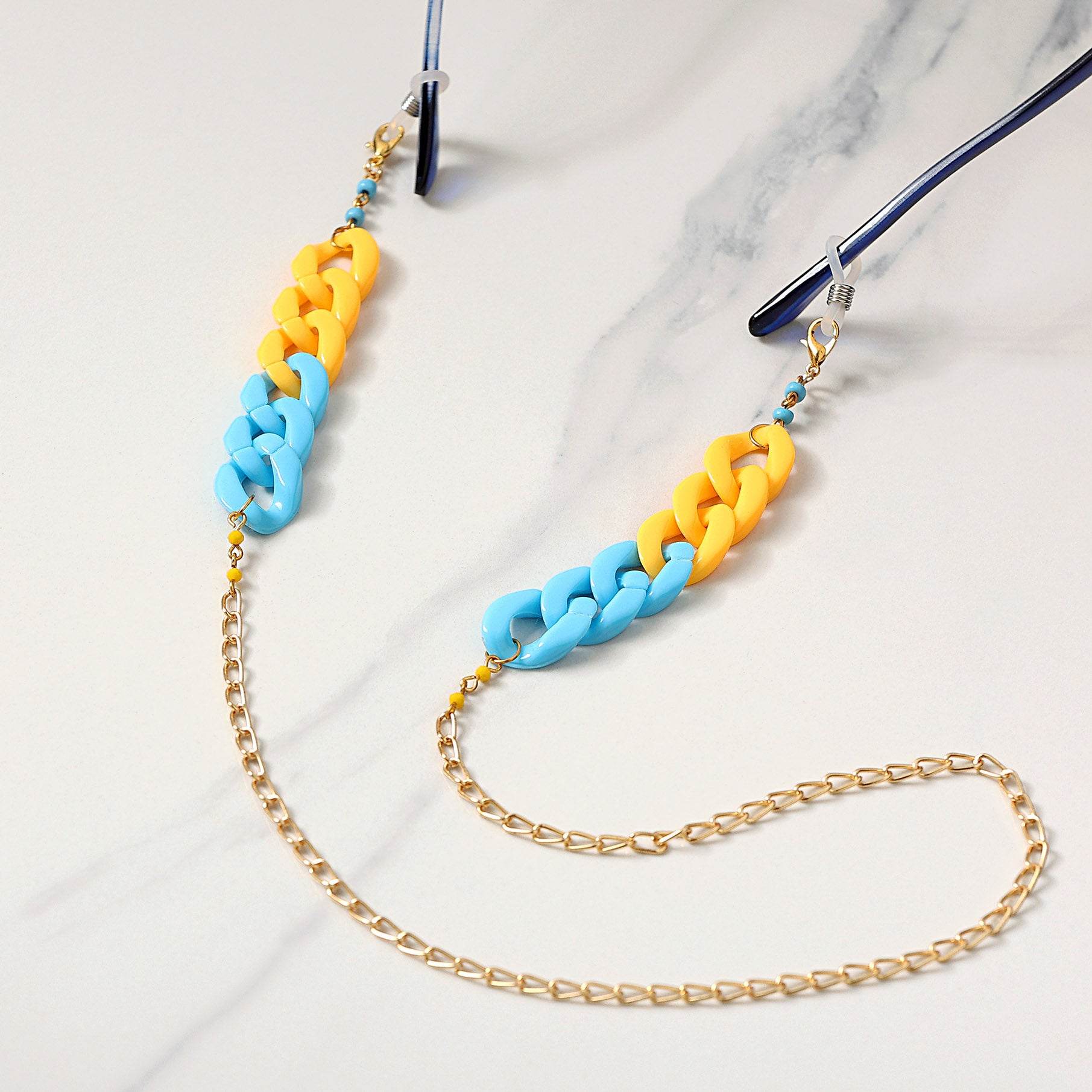 Pink Color Ladies Spectacles Chain Eyeglasses Holder Girls Air pods Holder Apple Air pods Chain Green Color Sun Glasses Women Eye Wear Blue Color Chain Running Airpods Holder Chain