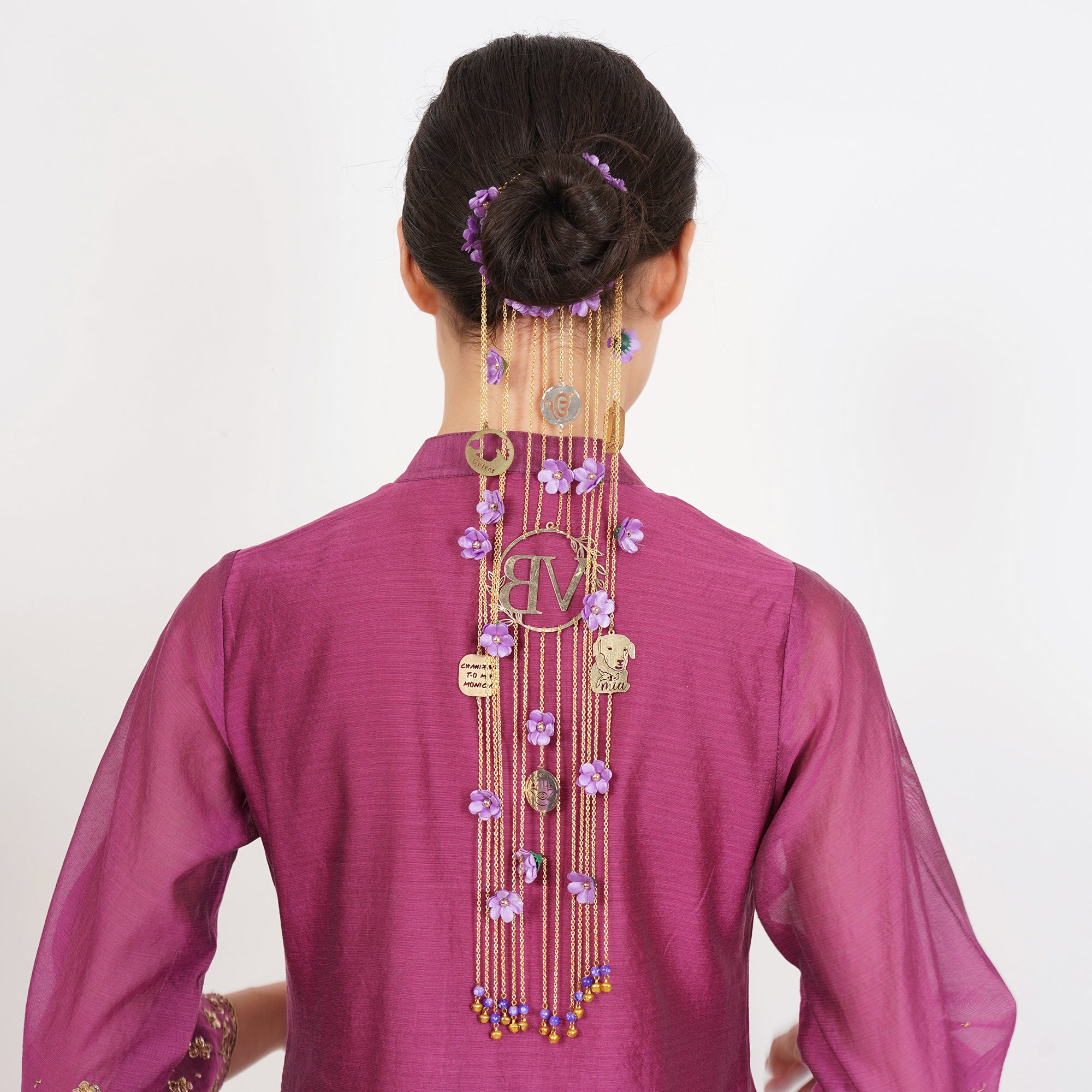 Personalised Charms Hair Veil