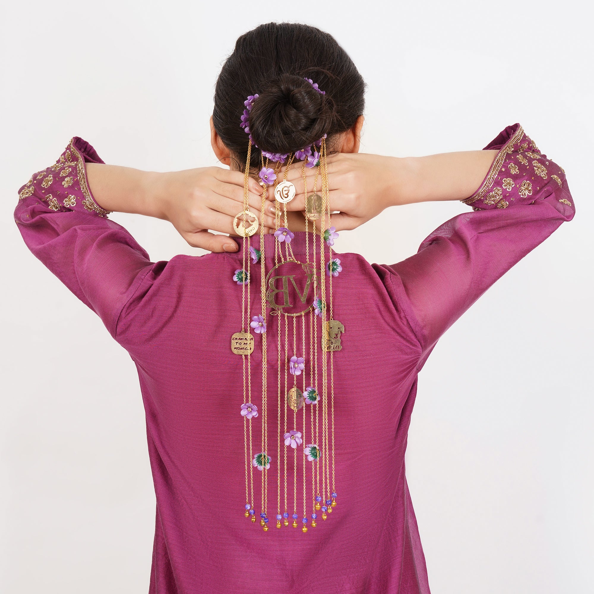 Personalised Charms Hair Veil