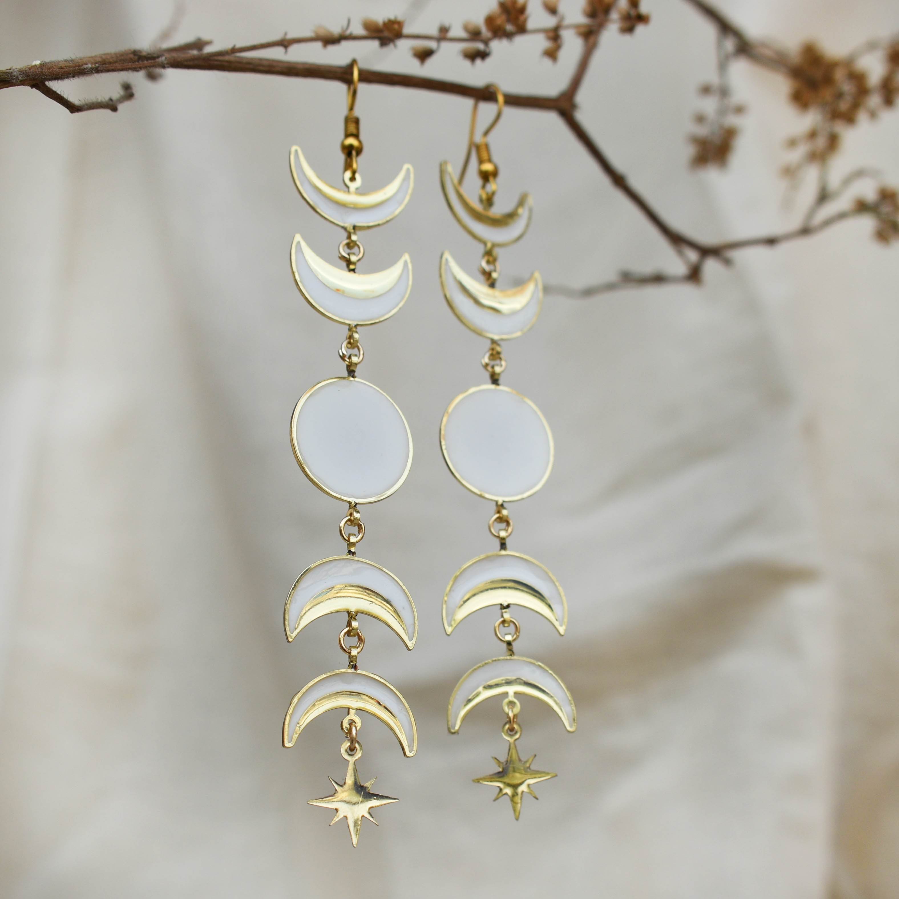 Traditional Kundan earrings in gold-tone, perfect for weddings and festive wear