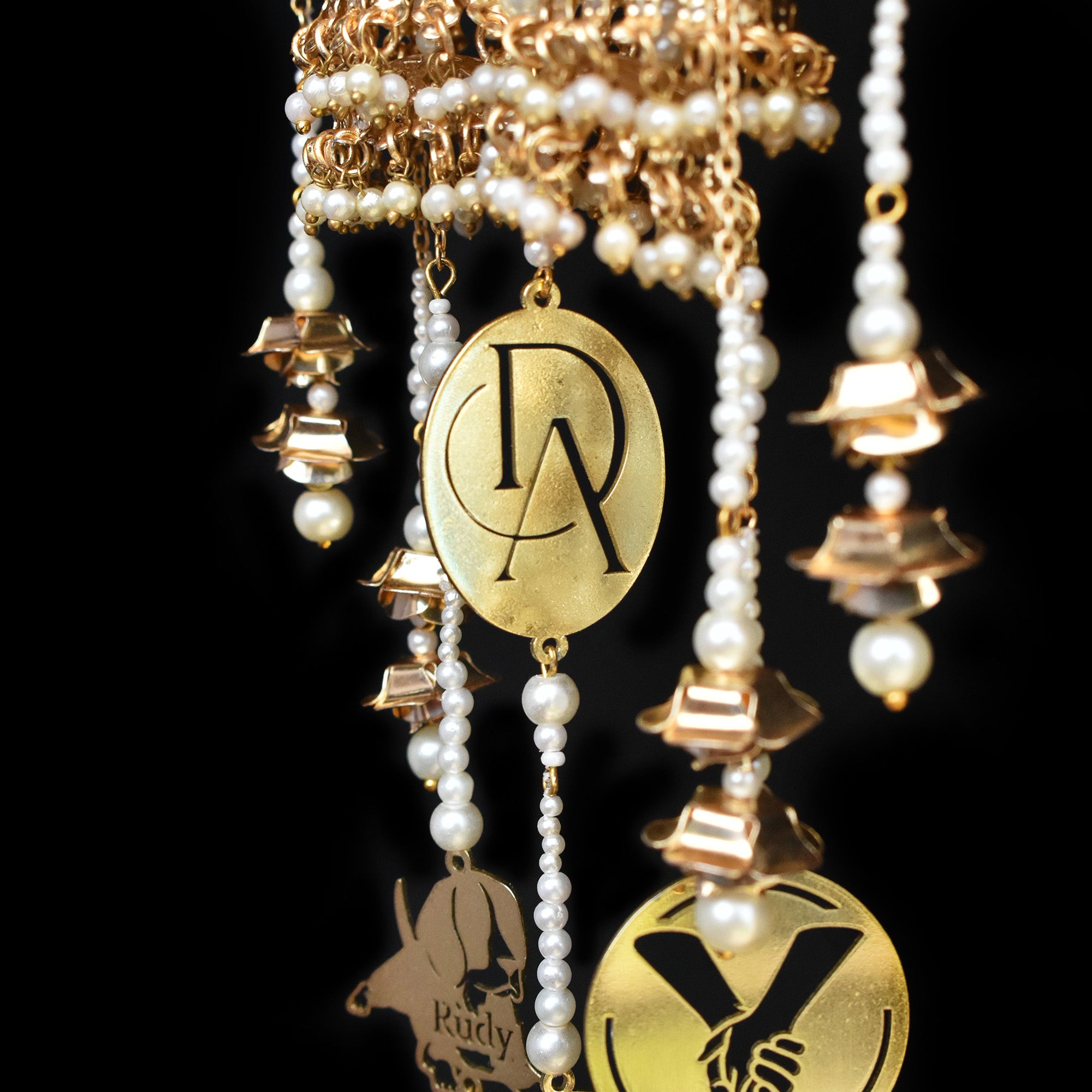 Personalised Charms Jhumki With Bangle Kaleere