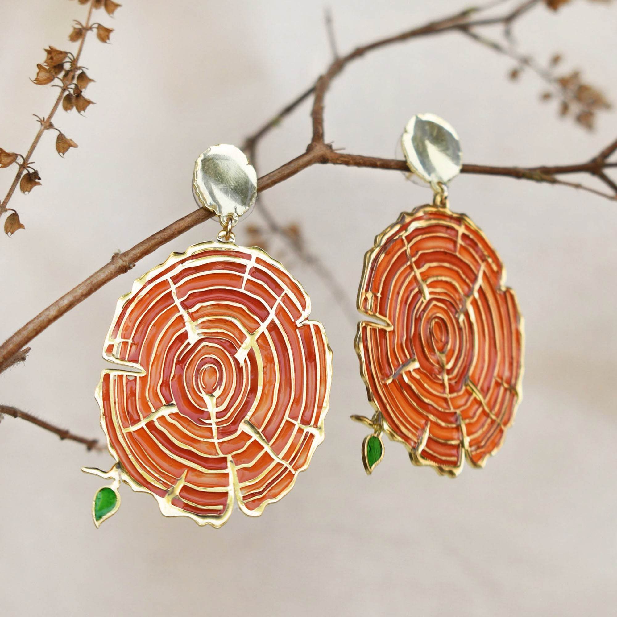 Traditional Kundan earrings in gold-tone, perfect for weddings and festive wear