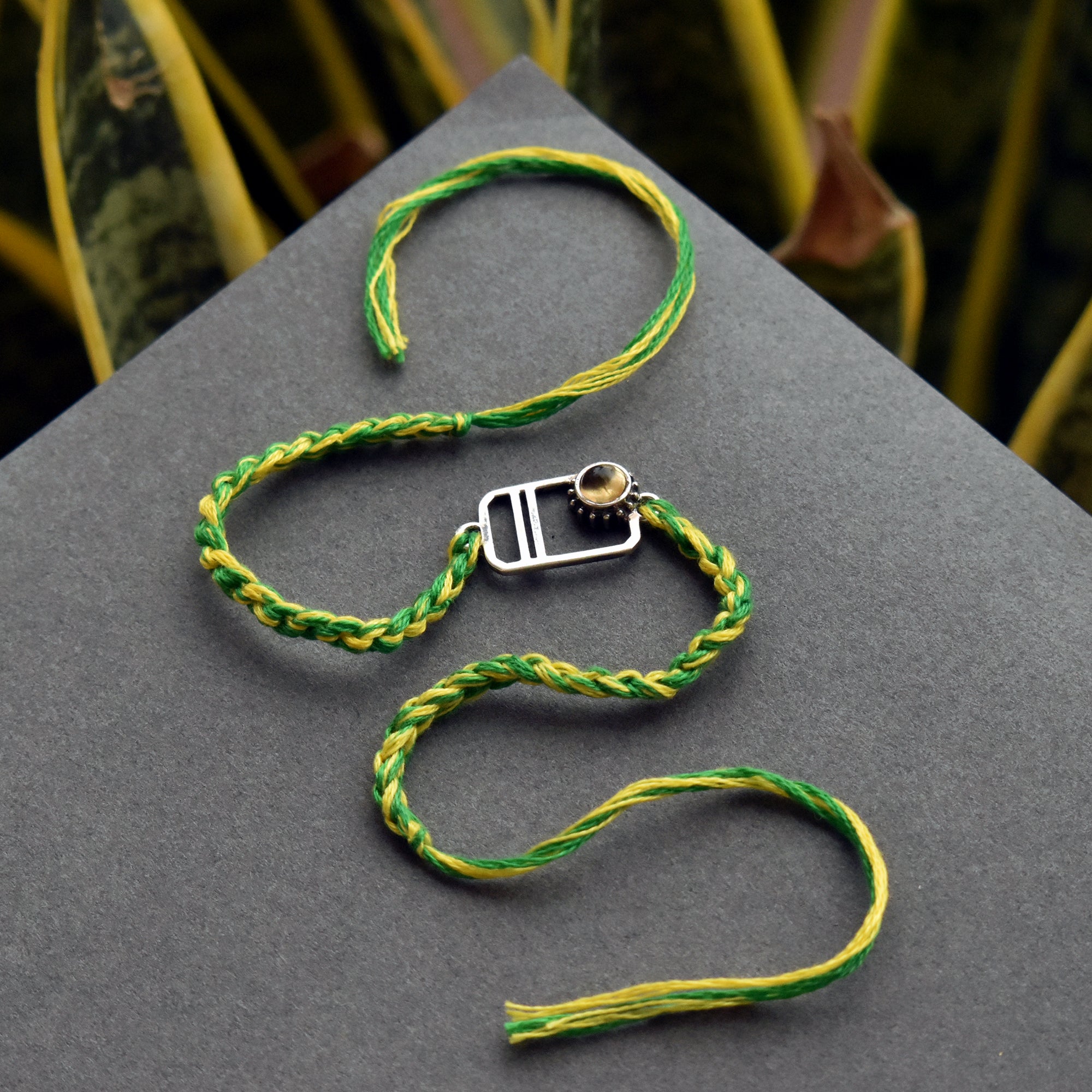 Buckle 925 Sterling Silver & Birthstone Rakhi