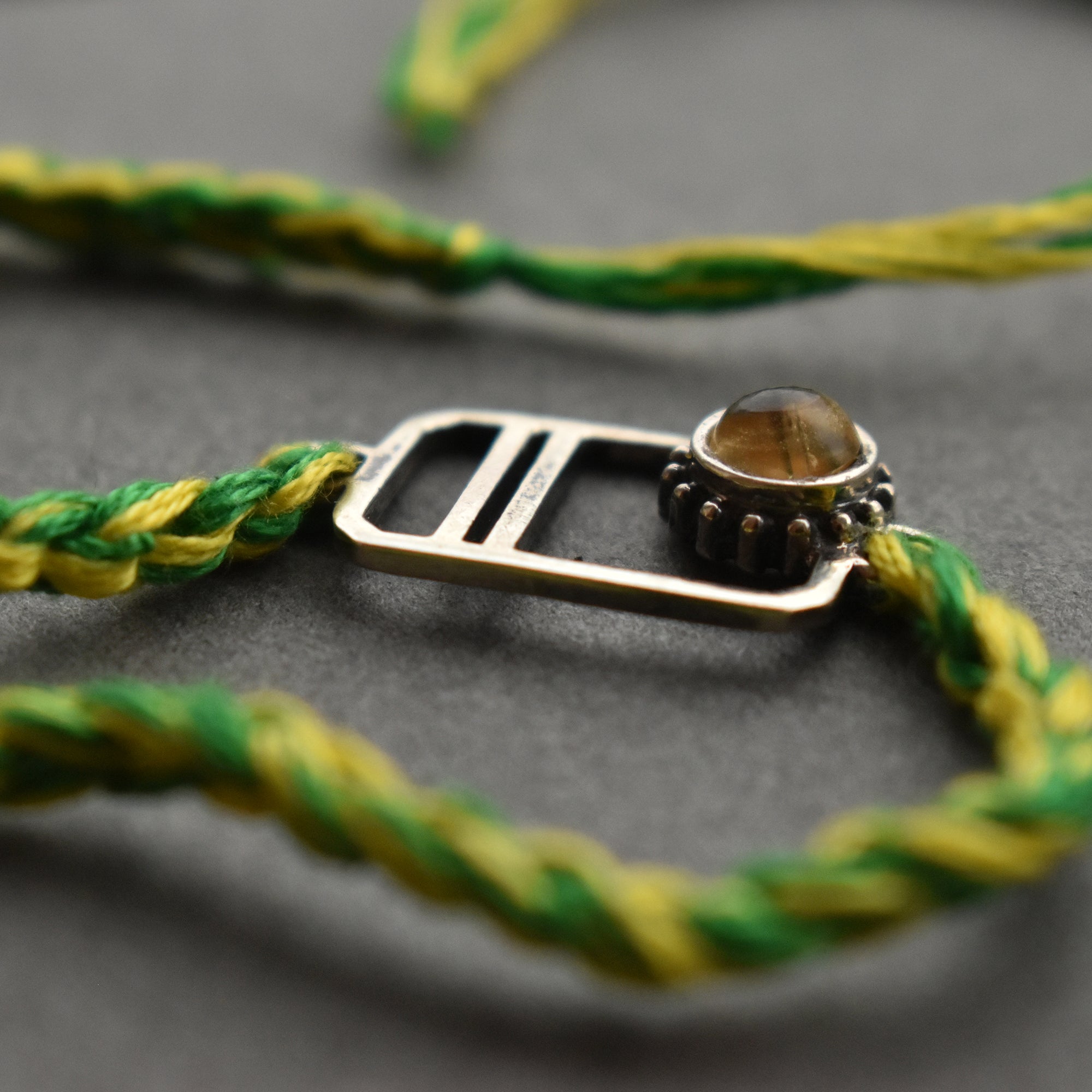 Buckle 925 Sterling Silver & Birthstone Rakhi