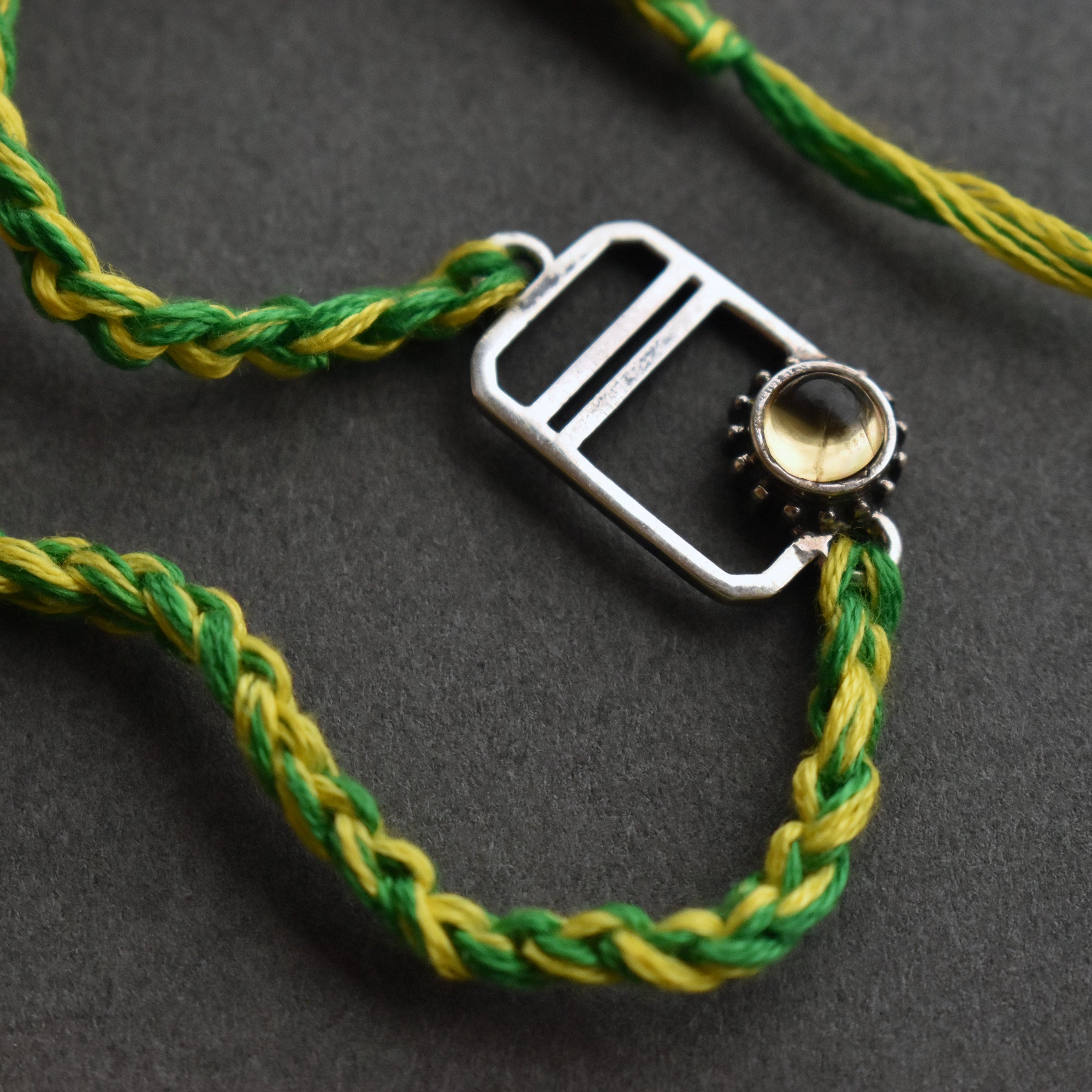 Buckle 925 Sterling Silver & Birthstone Rakhi