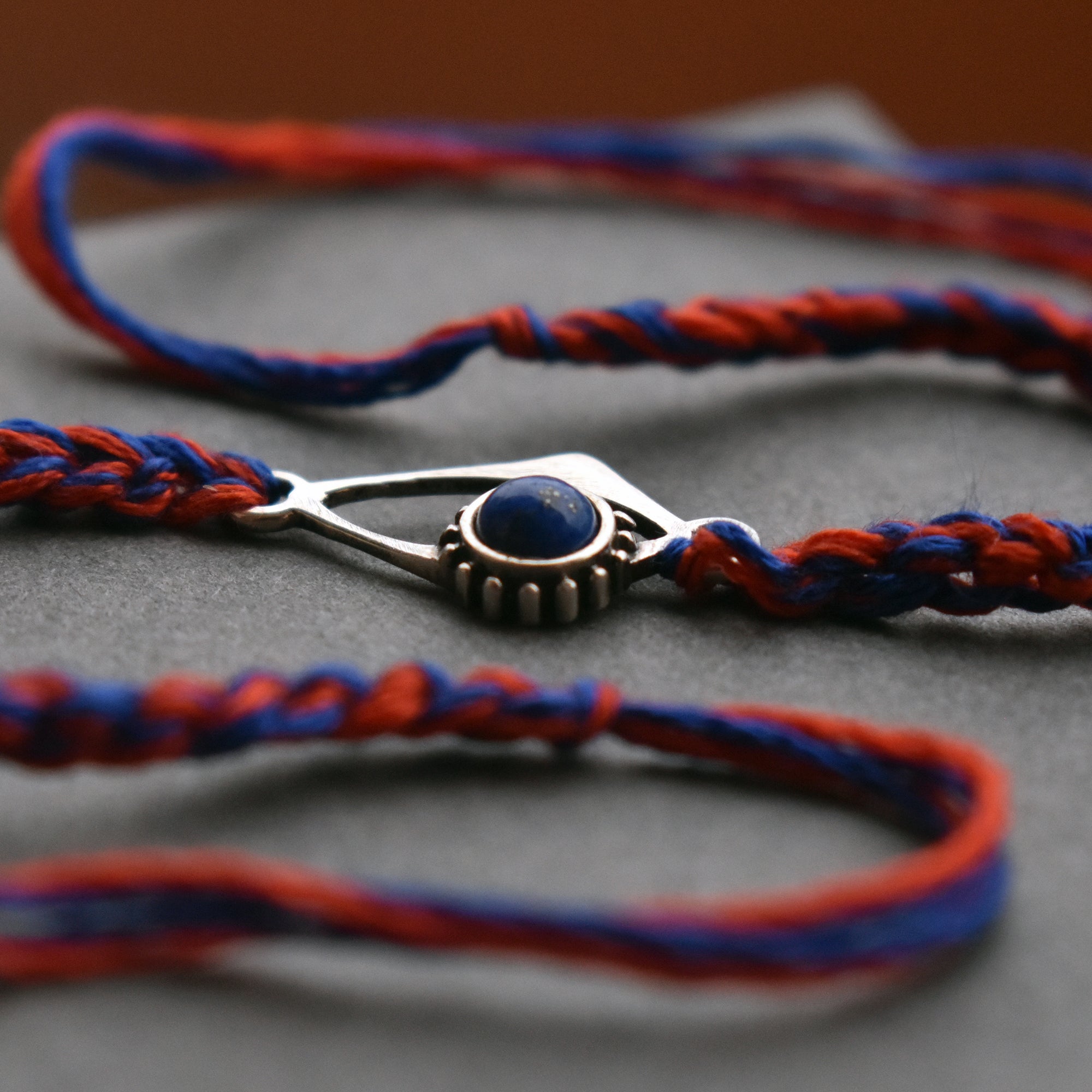 Evil Eye 925 Sterling Silver & Birthstone Rakhi