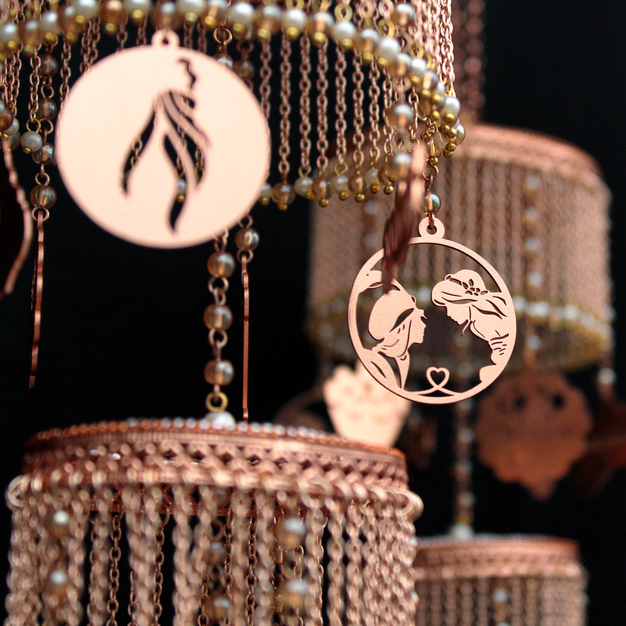 Rose Gold Customise Love Story Charm Kaleera