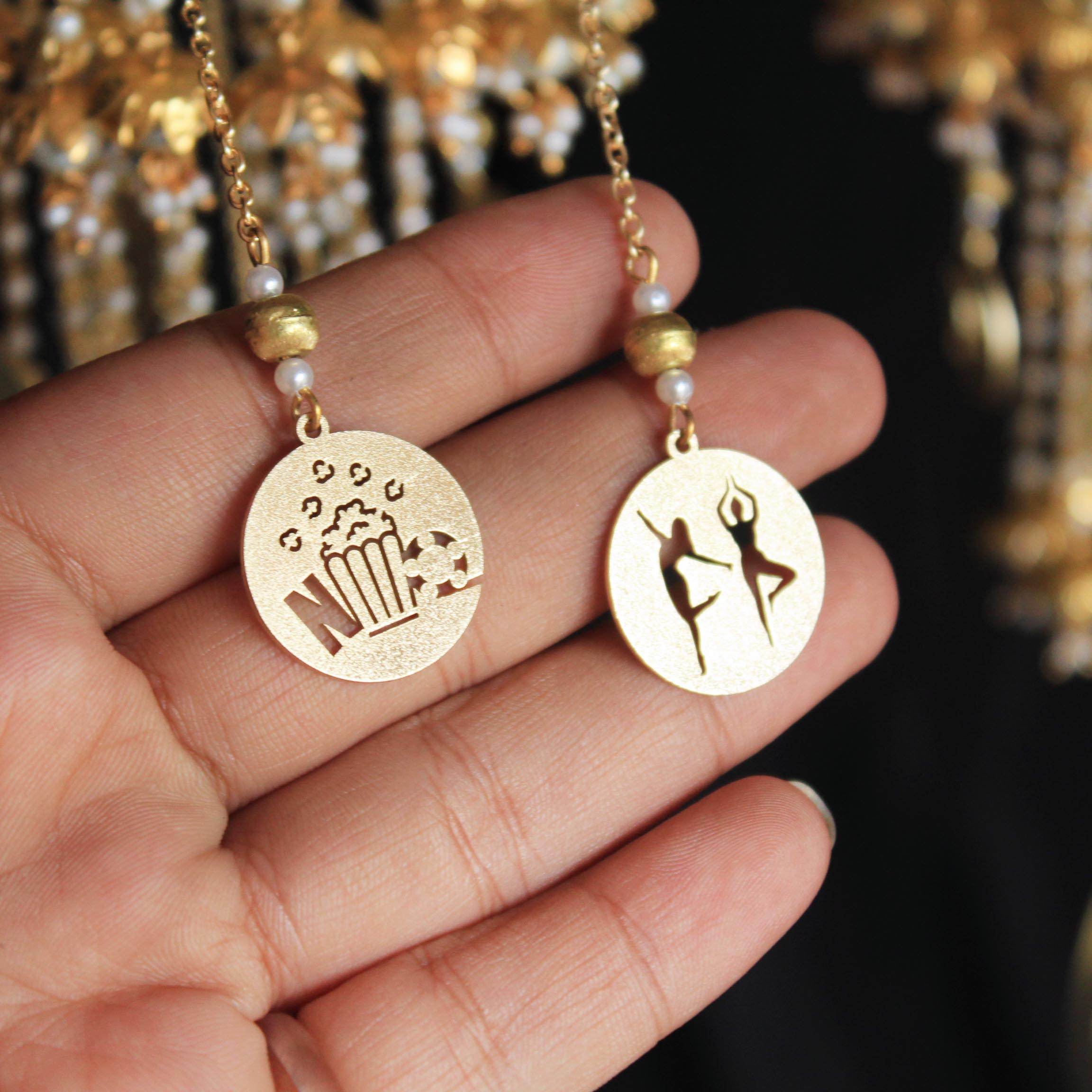 Customised Charms Golden Kaleere Punjabi Wedding Bridal Silver Kalira Personalised Golden Rose Gold Kaleera Traditional Designer Kalire