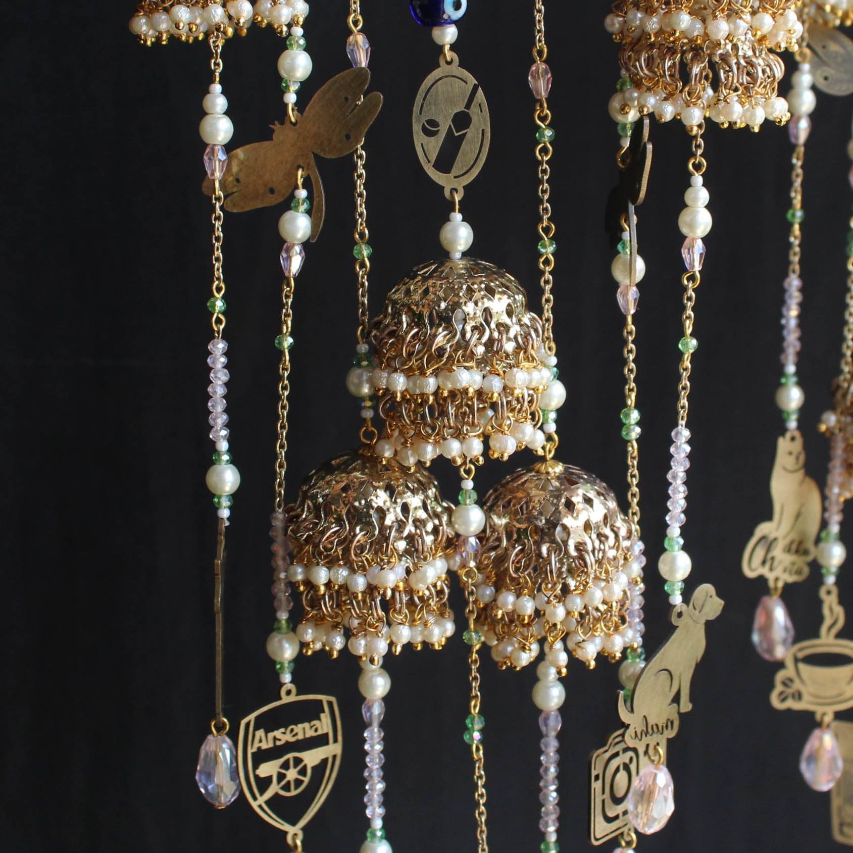 Customised Charms Golden Kaleere Punjabi Wedding Bridal Silver Kalira Personalised Golden Rose Gold Kaleera Traditional Designer Kalire