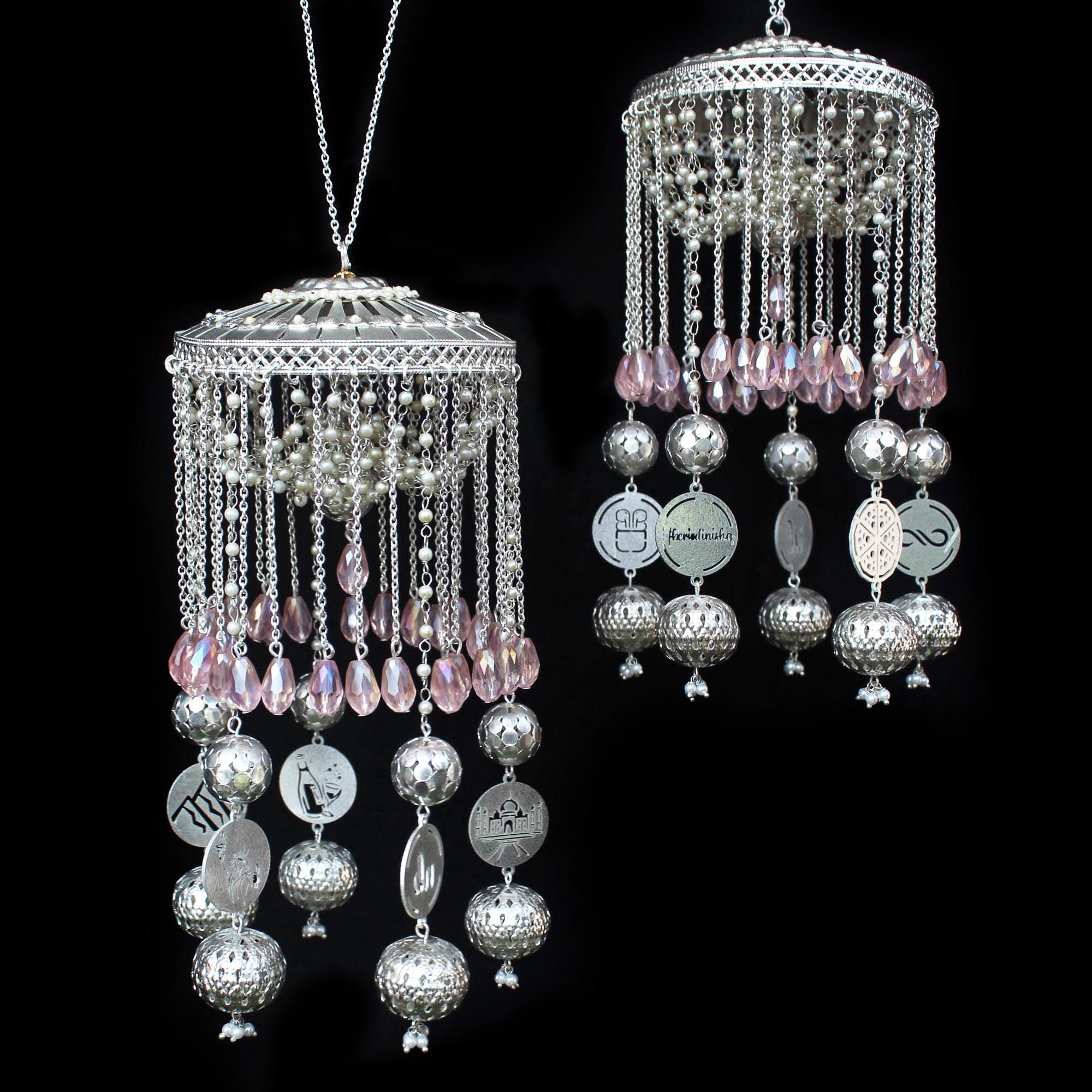 Personalized Pearl & Crystal Chandelier Kaleere