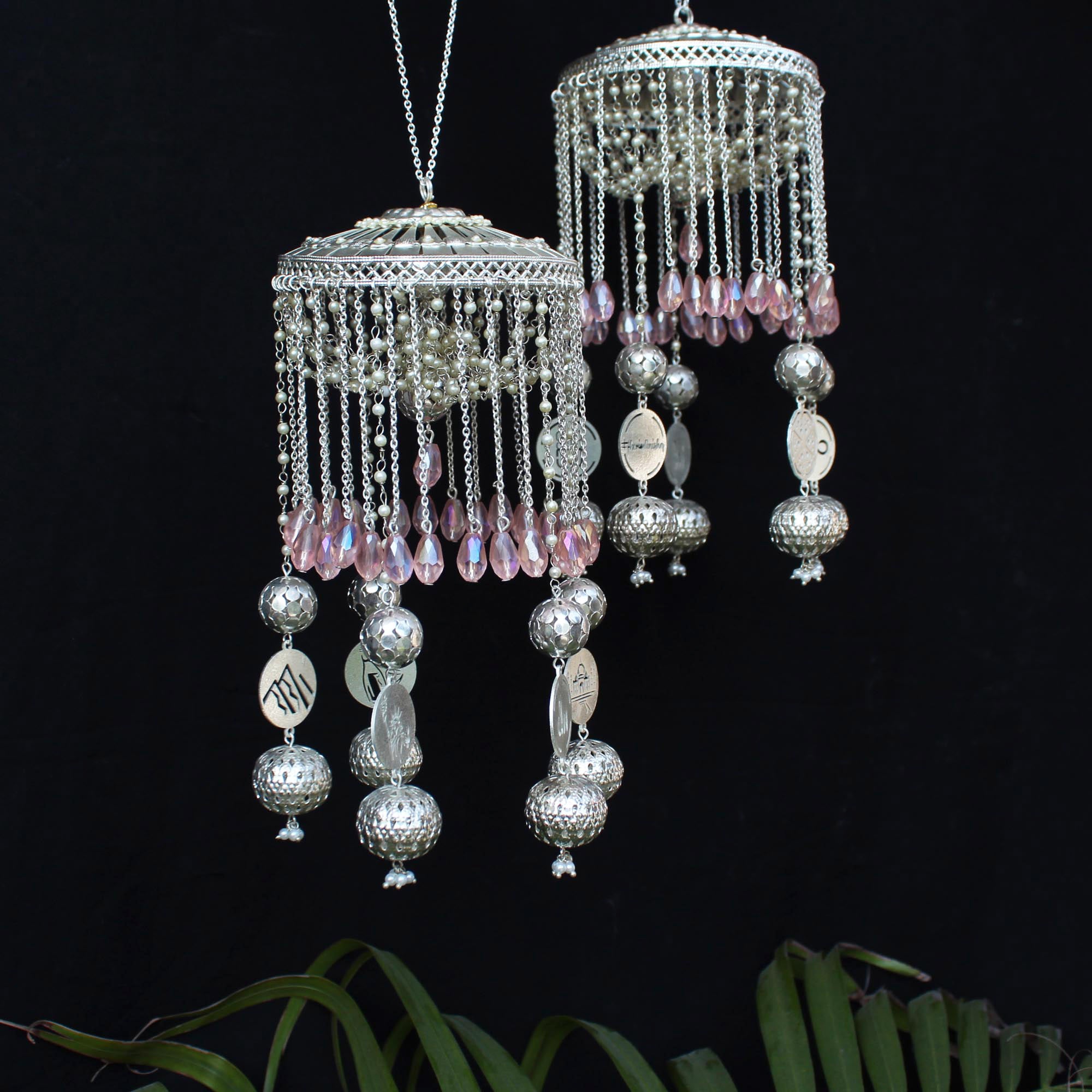 Personalized Pearl & Crystal Chandelier Kaleere