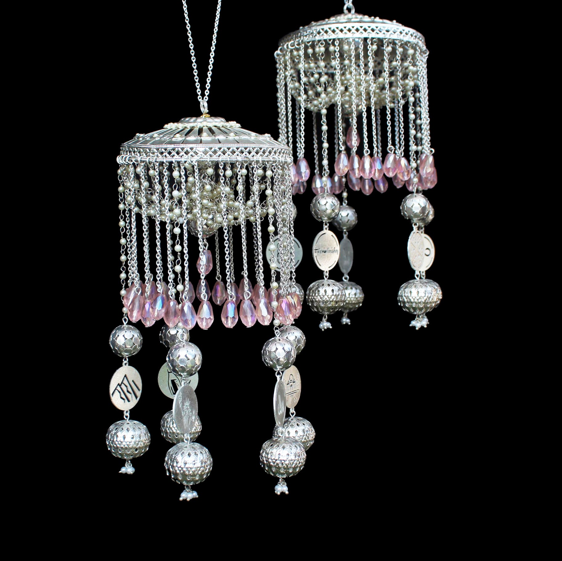 Personalized Pearl & Crystal Chandelier Kaleere