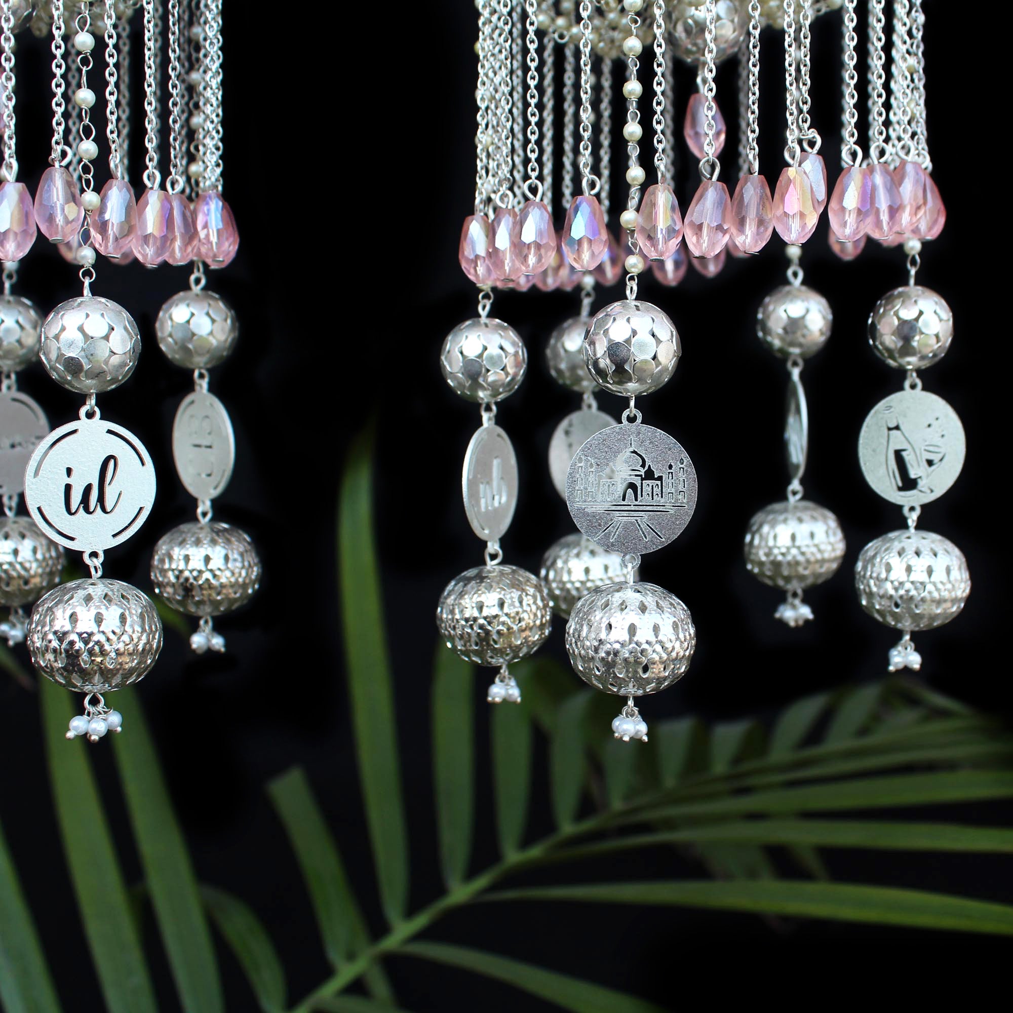Personalized Pearl & Crystal Chandelier Kaleere
