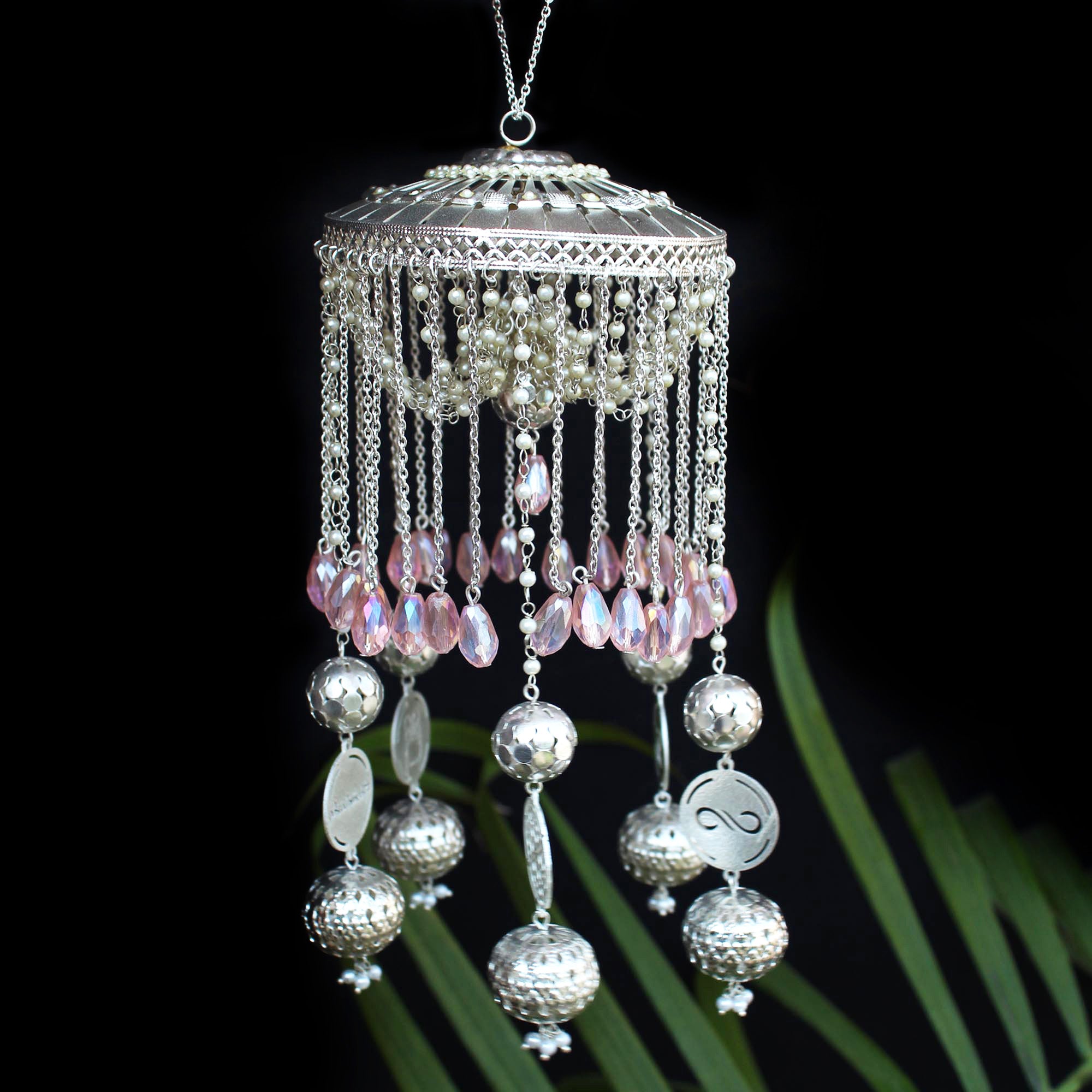 Personalized Pearl & Crystal Chandelier Kaleere