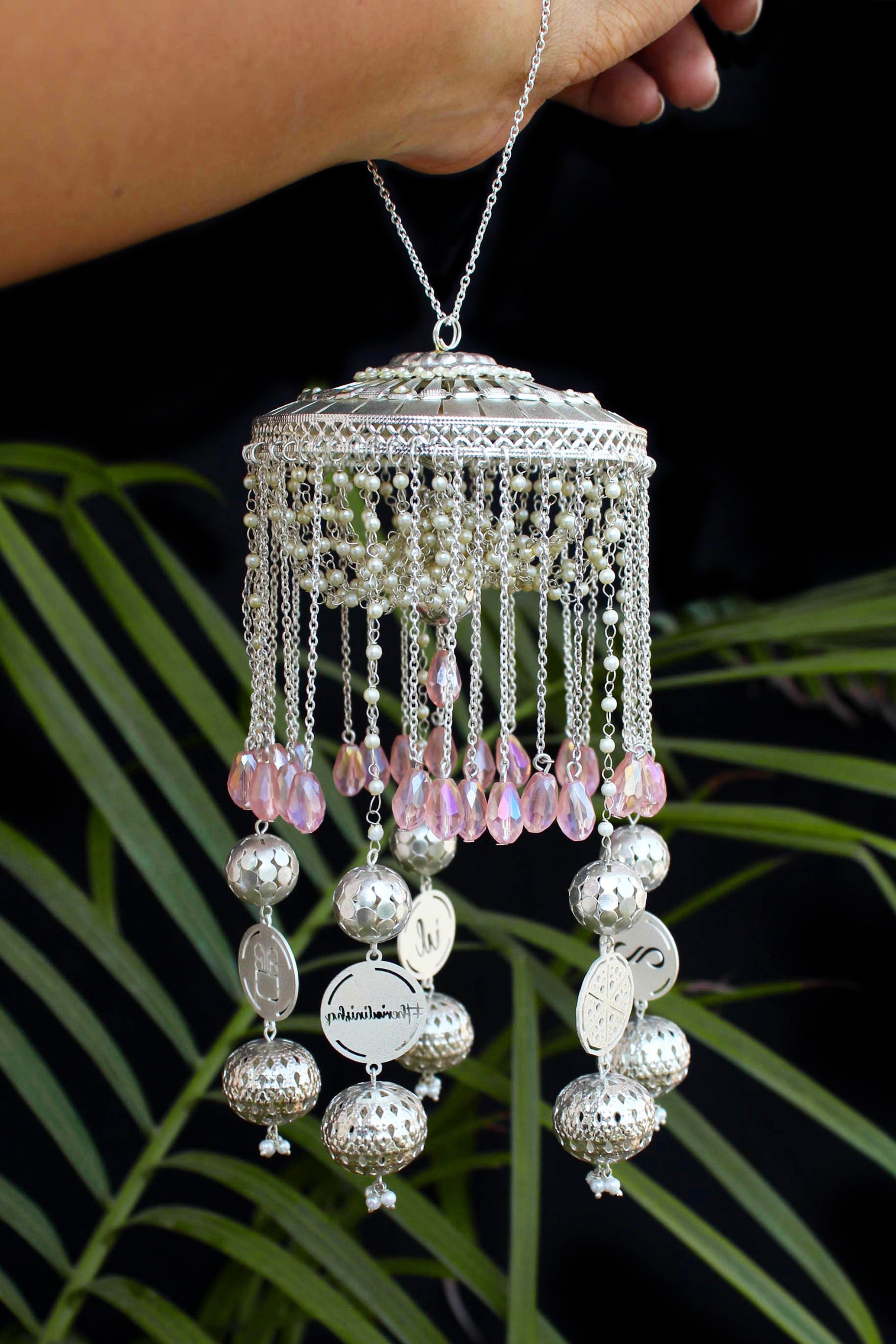 Personalized Pearl & Crystal Chandelier Kaleere