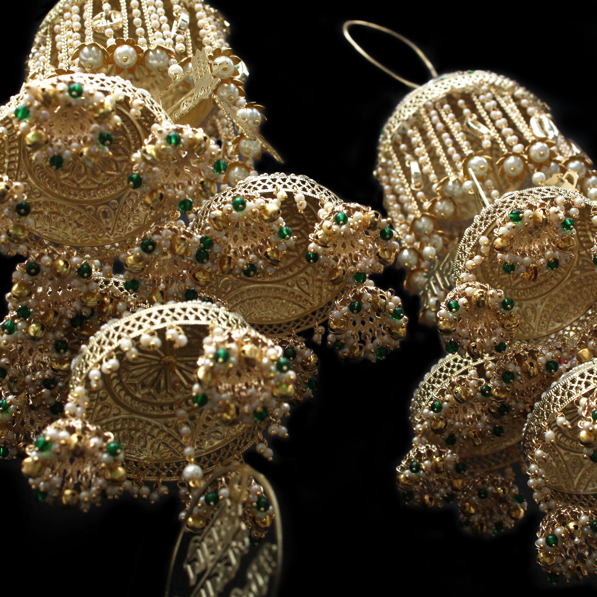 Customizable Resin Lotus & Celestial Kaleere - Pair of 2 Pieces